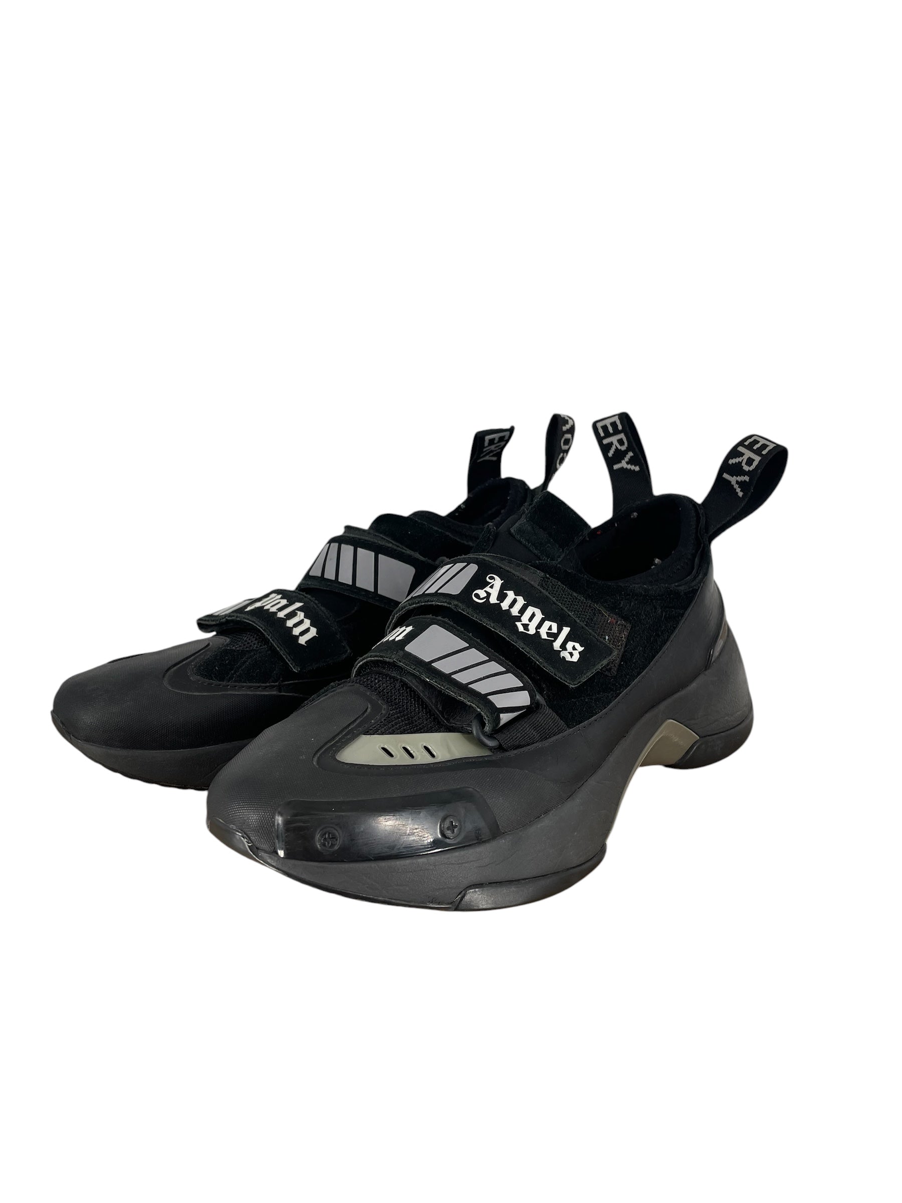 Palm Angels/Low-Sneakers/EU 41/Polyester/BLK/2 PULL TABS view 2