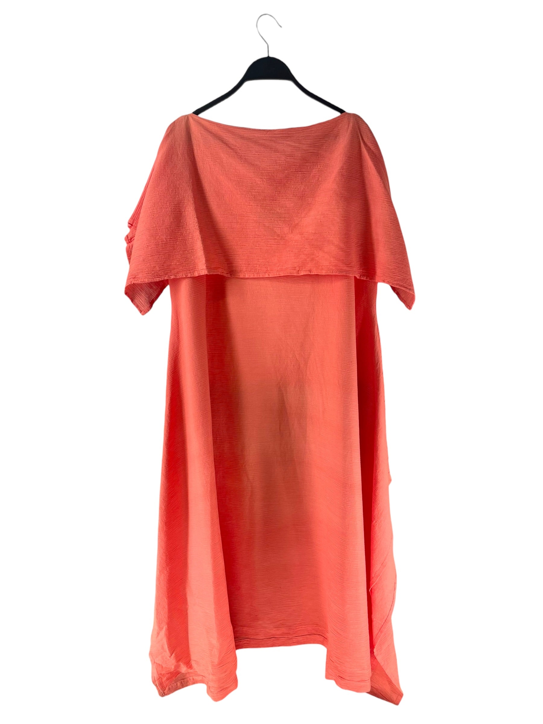 ISSEY MIYAKE/SS Dress/2/Cotton/PNK/IM07 FH559 HORIZONTAL LINES view 1