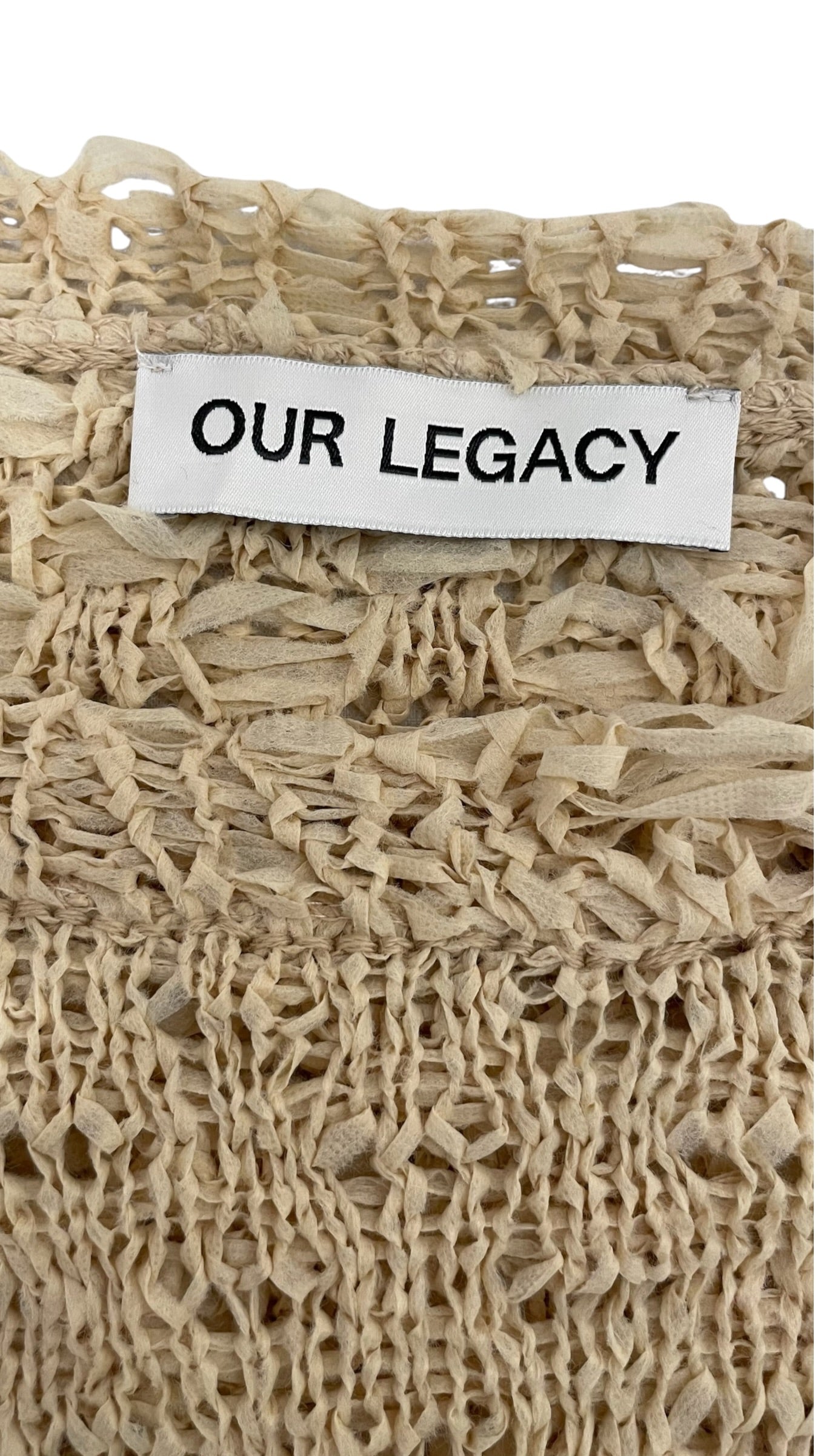 OUR LEGACY/Sweater/48/Acrylic/CRM/ROUNDNECK PULLOVER view 3