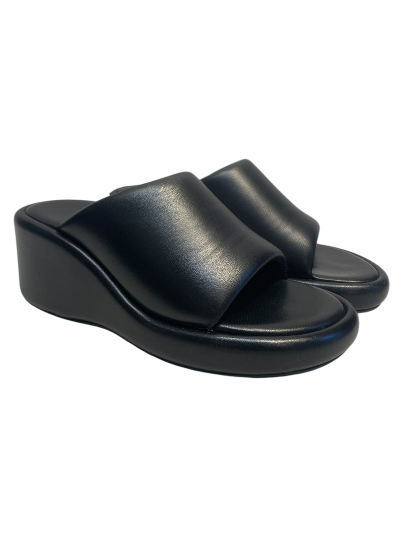 BALENCIAGA/Sandals/US 5.5/BLK/platform slides