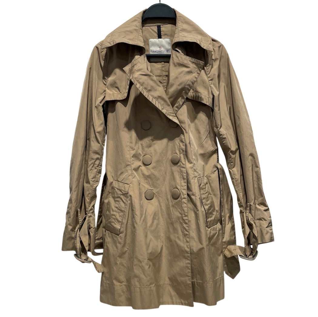 MONCLER/Trench Coat/M/Polyester/BEG/Maxi Length/ view 1