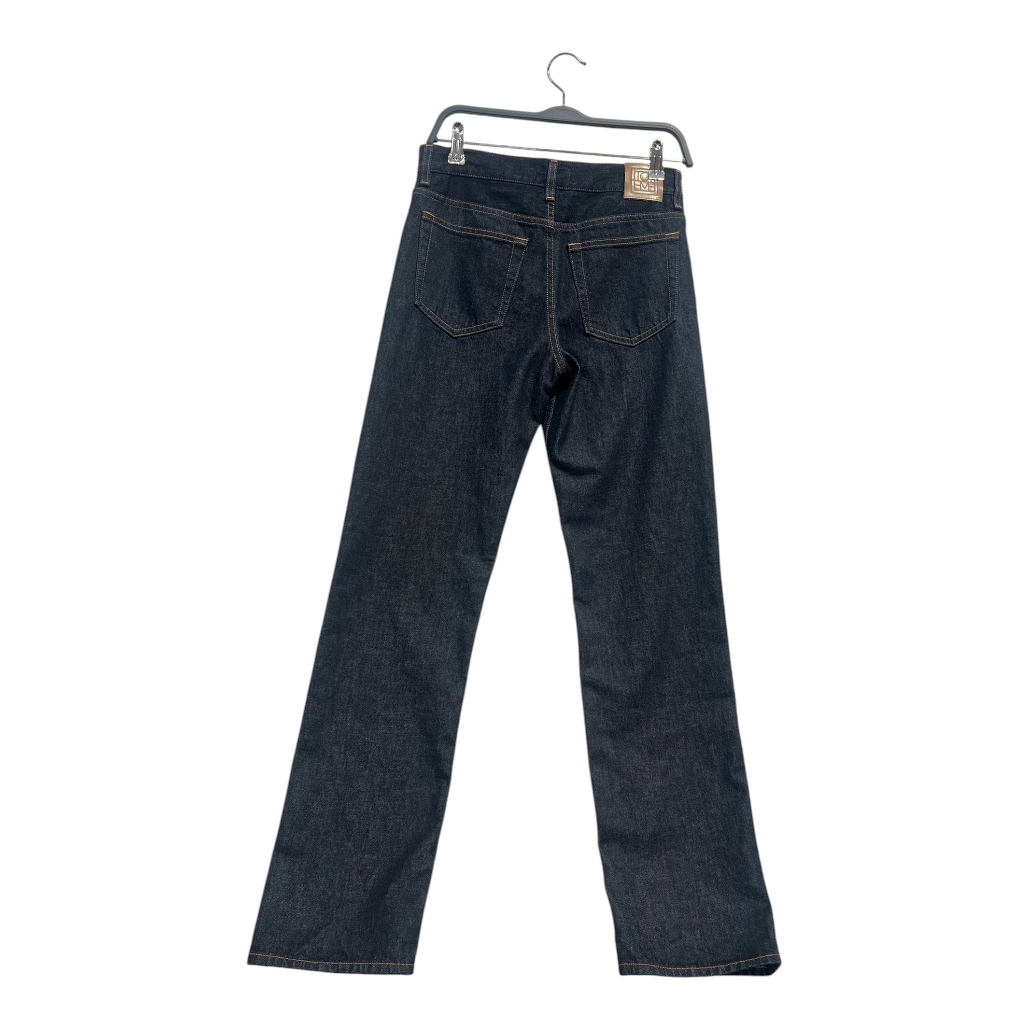 TOTEME/Straight Pants/24/Cotton/NVY/24/32-RAW DENIM WASH view 2