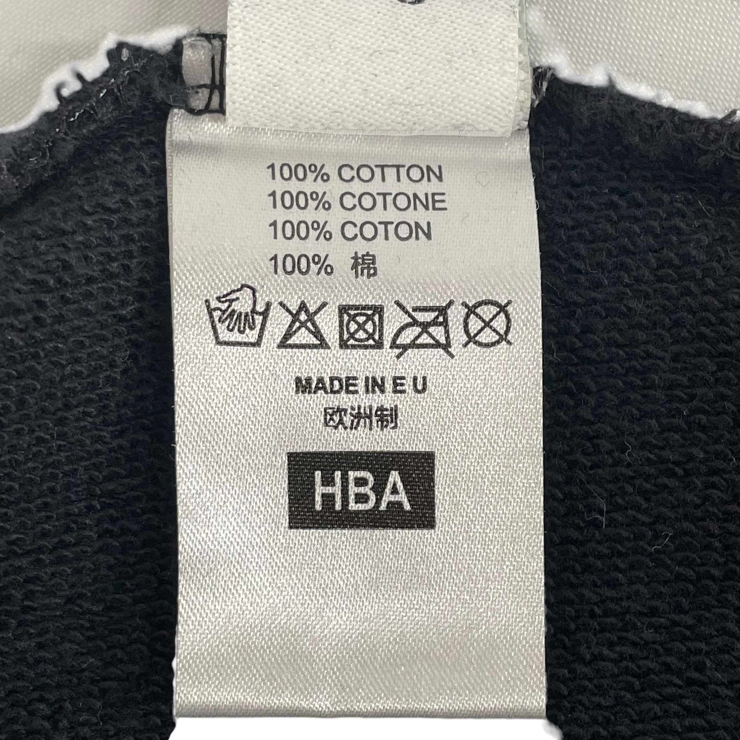 HOOD BY AIR./Hoodie/XL/Graphic/Cotton/BLK/HBA B LOGO HOODIE view 6