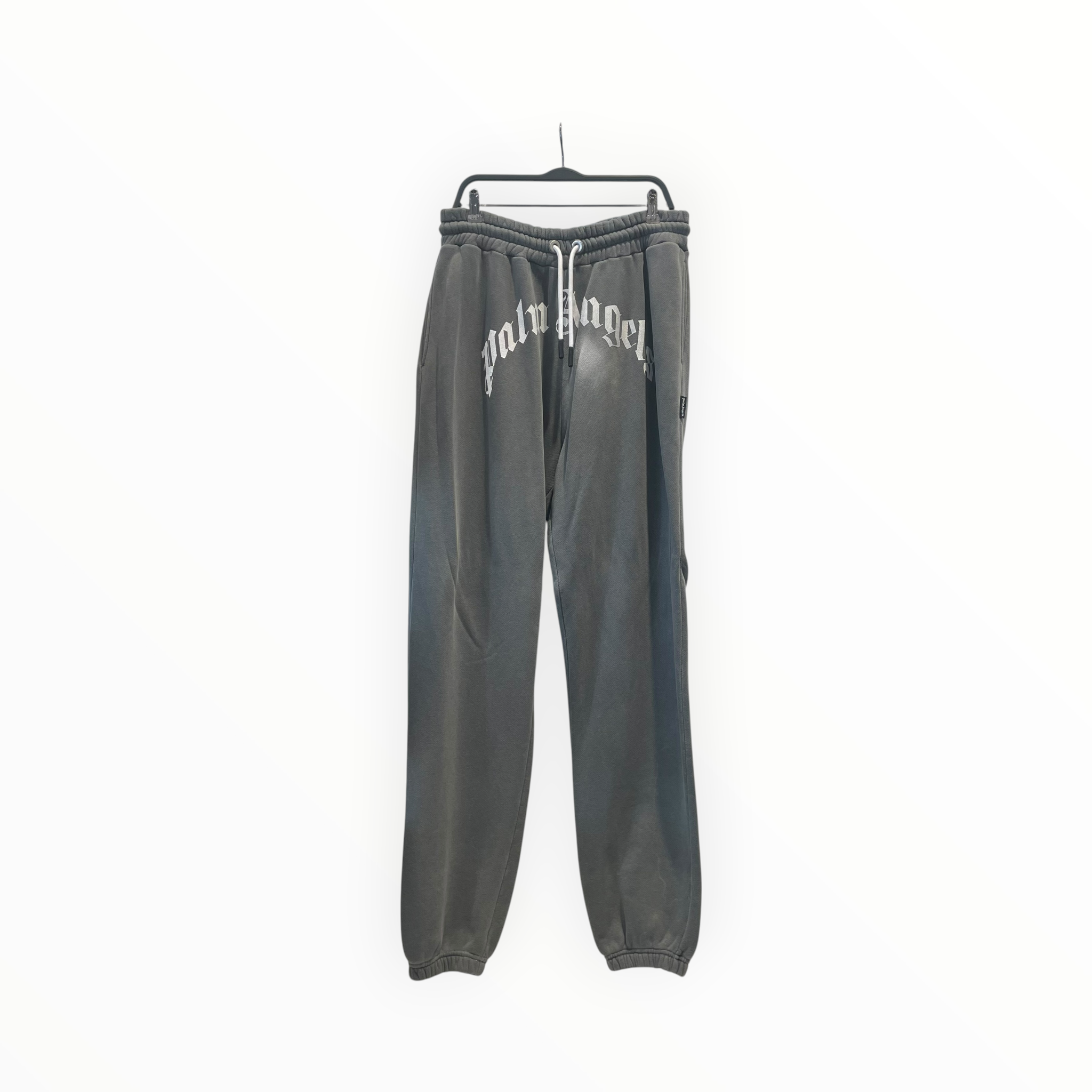 Palm Angels/Pants/XXL/Cotton/GRY/curved logo sweats view 1