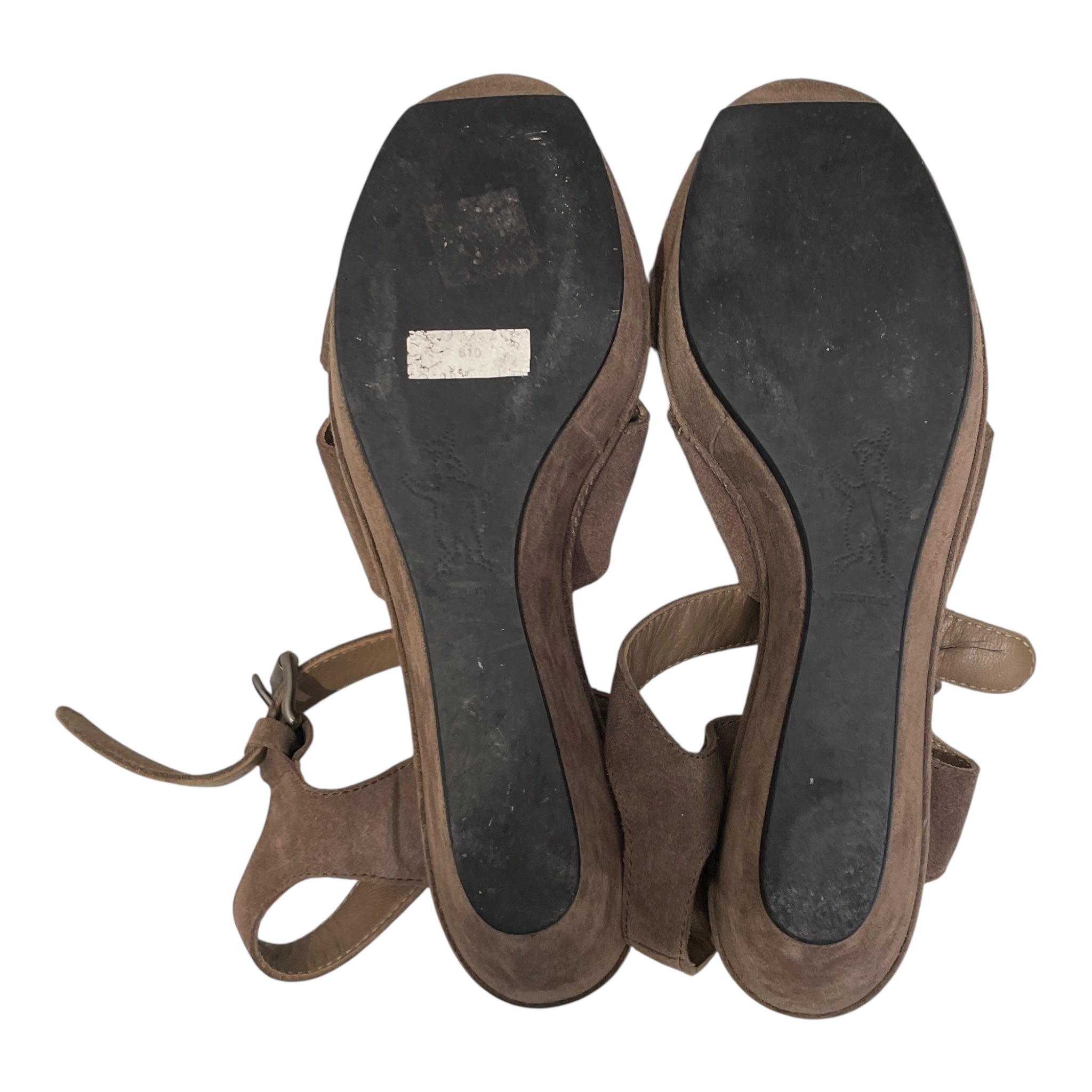 MARNI/Sandals/EU 40/Suede/BRW/WEDGE SANDAL view 5