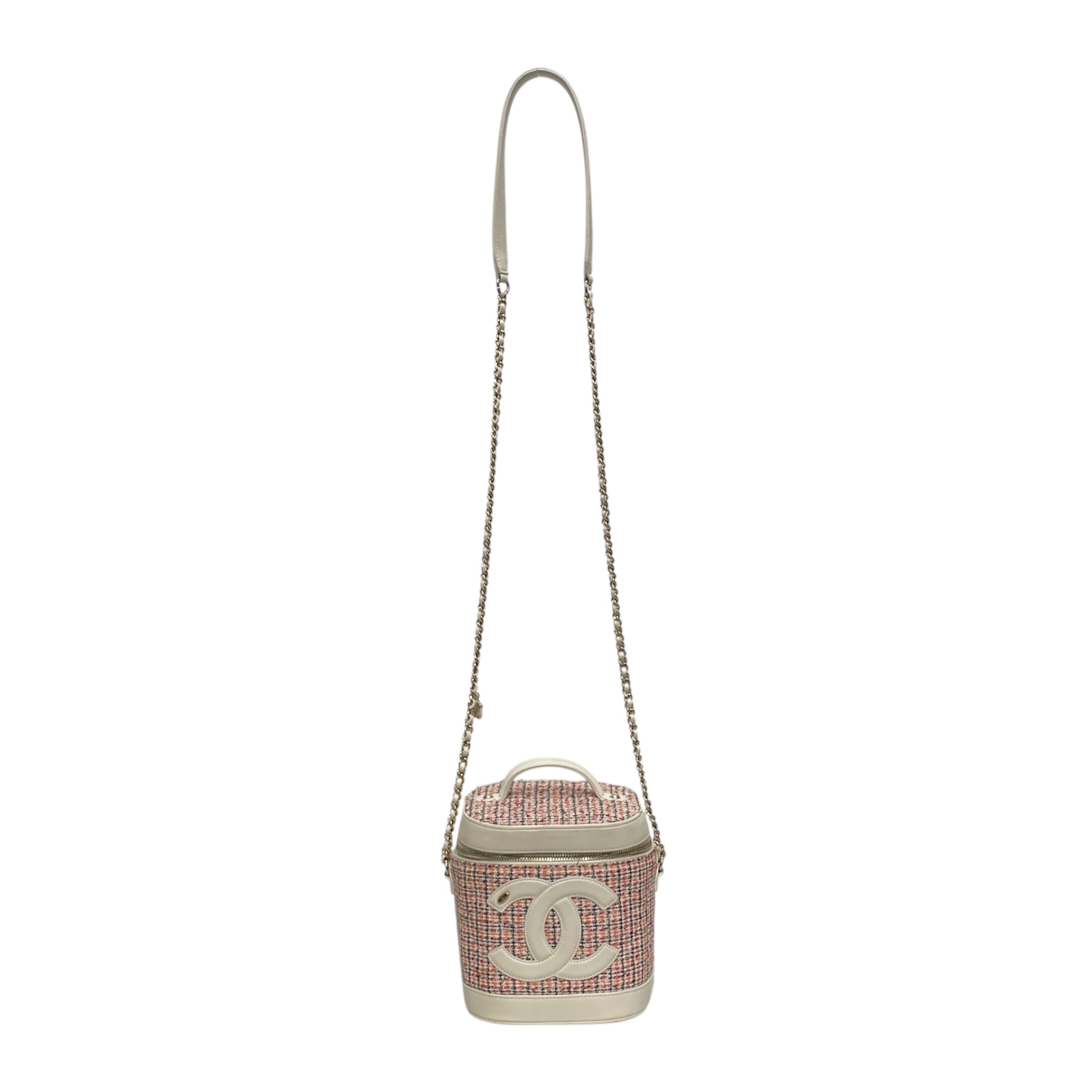CHANEL/Cross Body Bag/Tweed/MLT/27710372 TWEED BUCKET BAG view 1