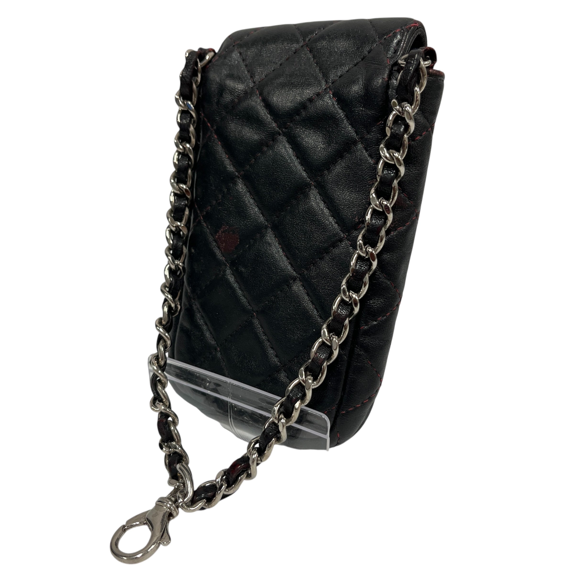 CHANEL/Pouch/Leather/BLK/ view 2