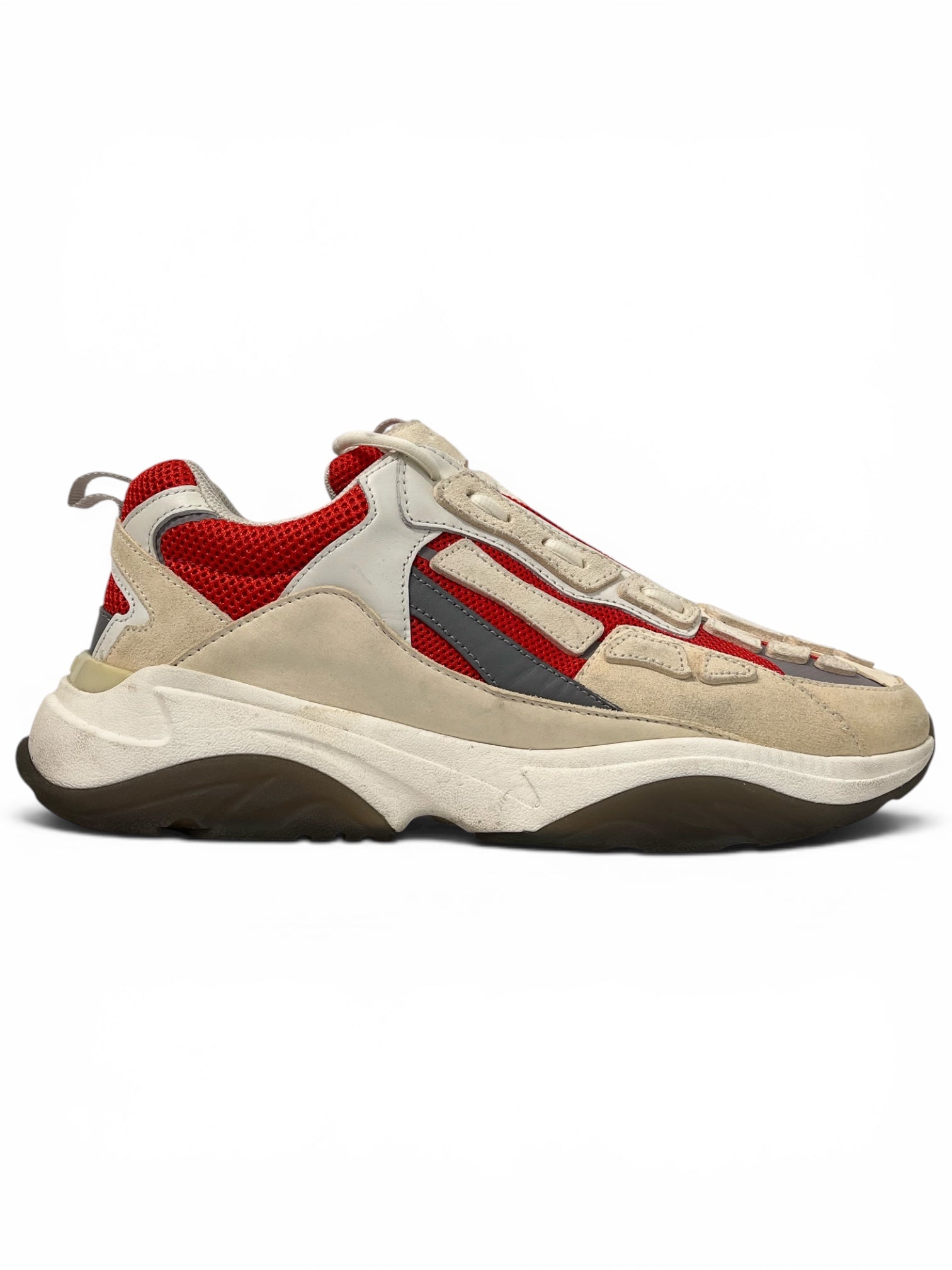 AMIRI/Low-Sneakers/EU 46/Suede/RED/BONE RUNNERS view 4
