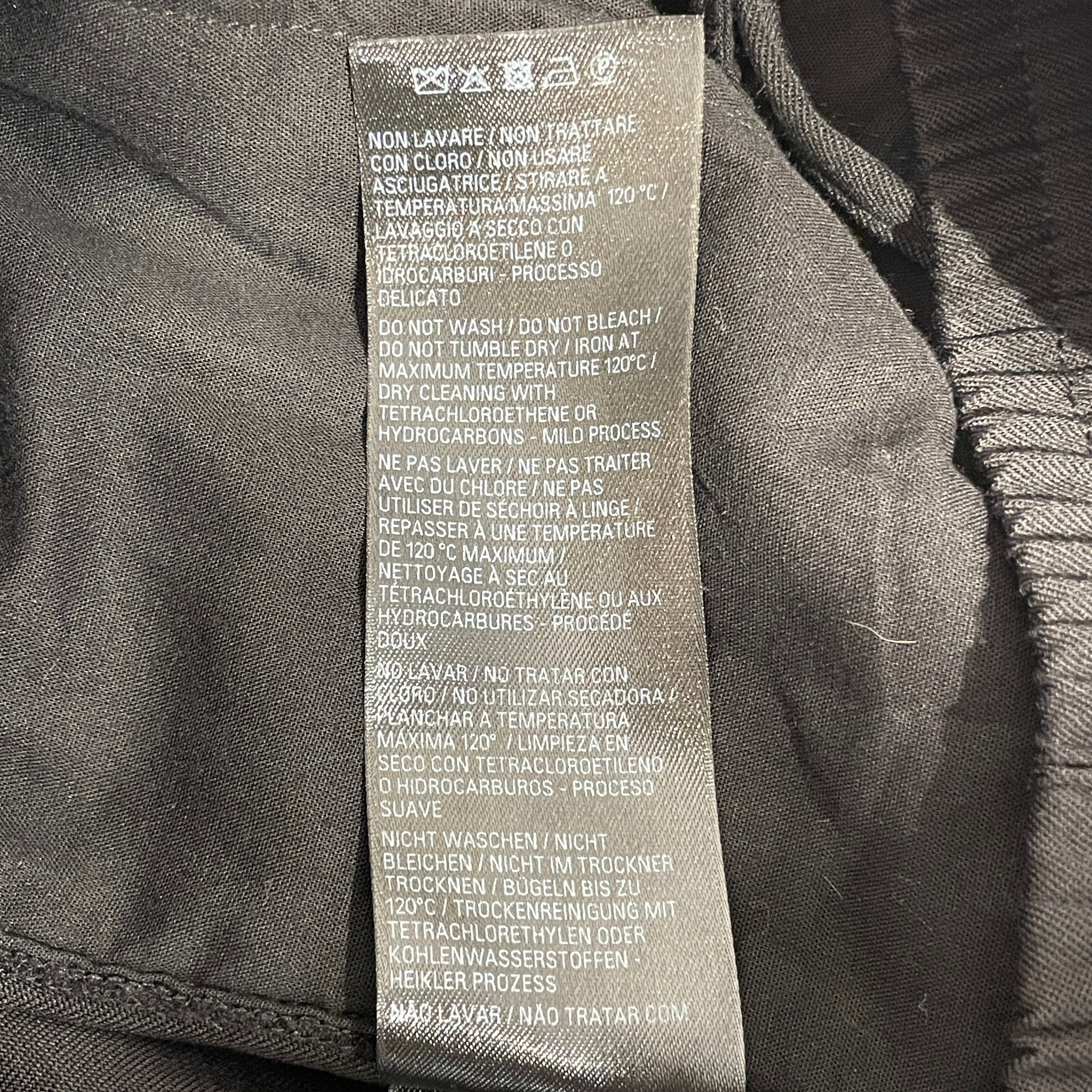 BALENCIAGA/Straight Pants/S/Cotton/BLK/ view 3