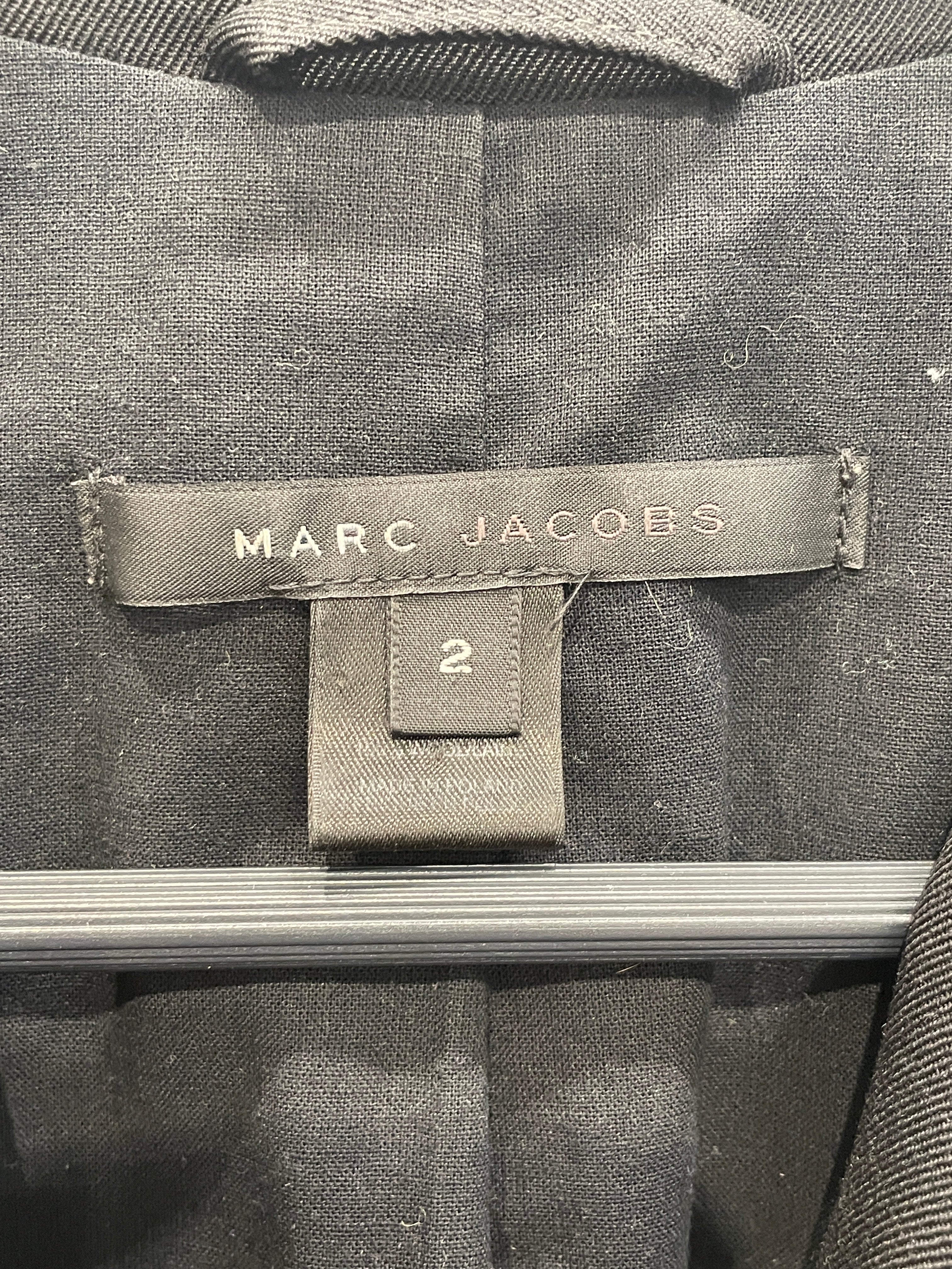 MARC JACOBS/Tailored Jkt/2/Cotton/BLK/ view 4