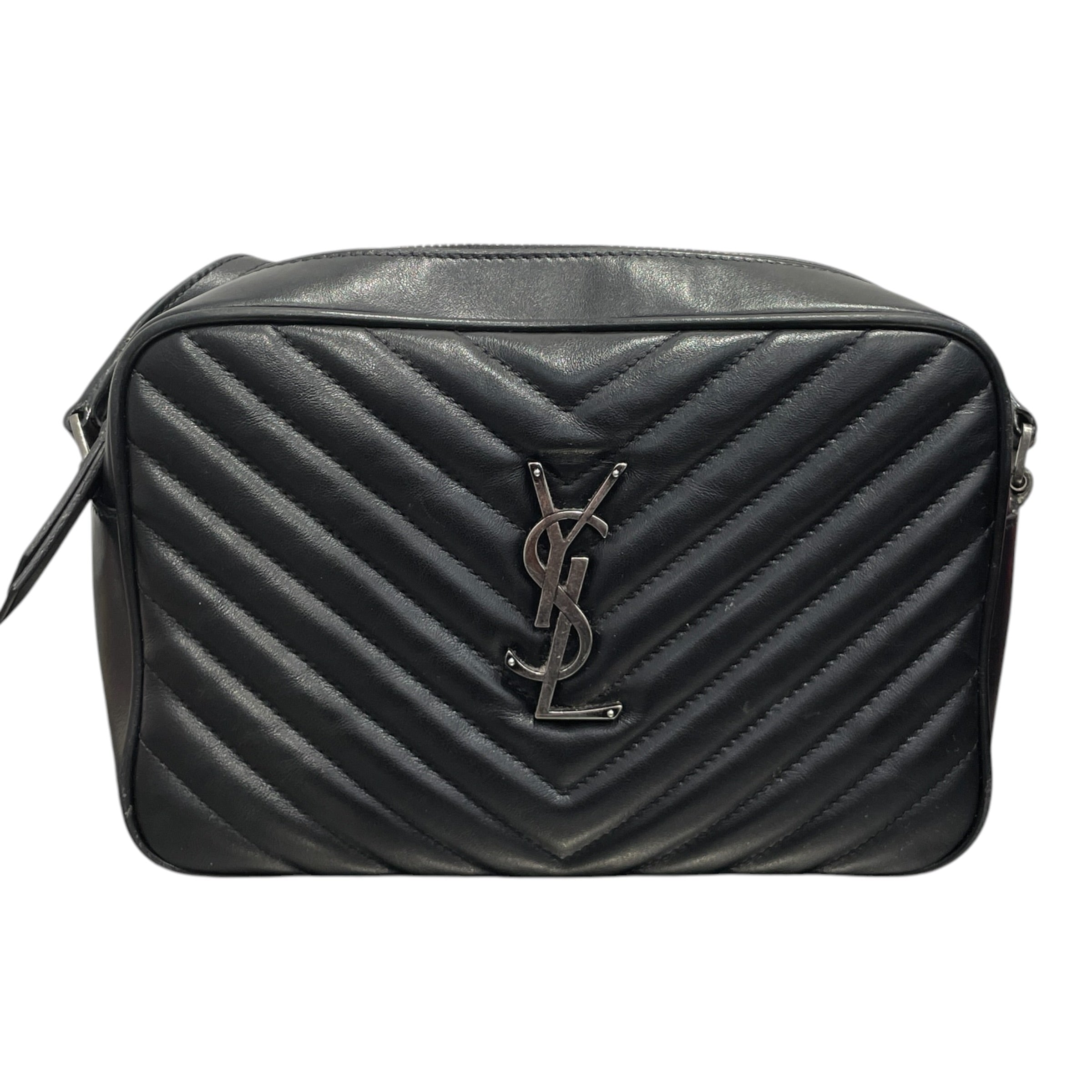 YVES SAINT LAURENT/Cross Body Bag/Leather/BLK/YSL CROSSBODY BAG view 3