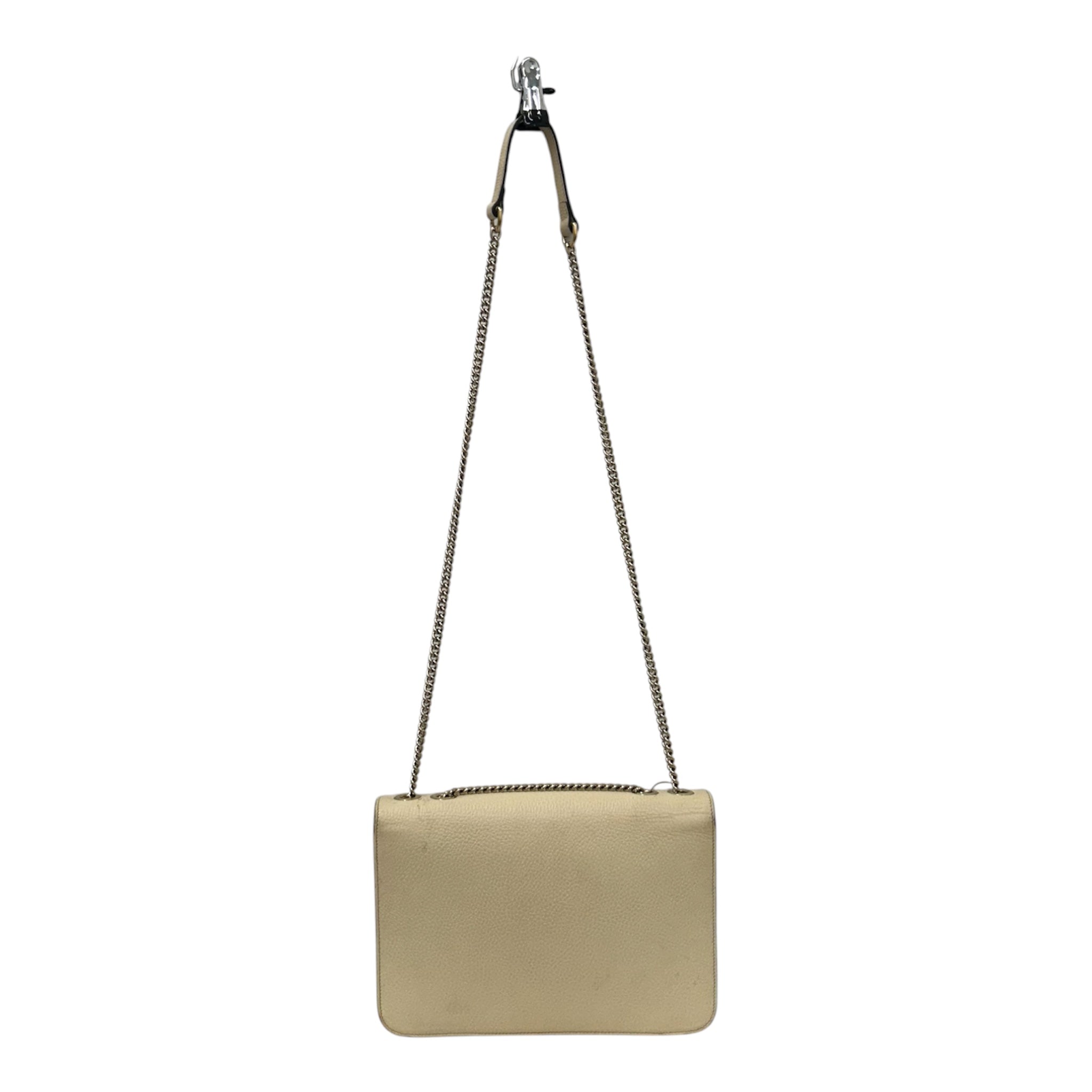 GUCCI/Cross Body Bag/Leather/CRM/GG INTERLOCKING view 2