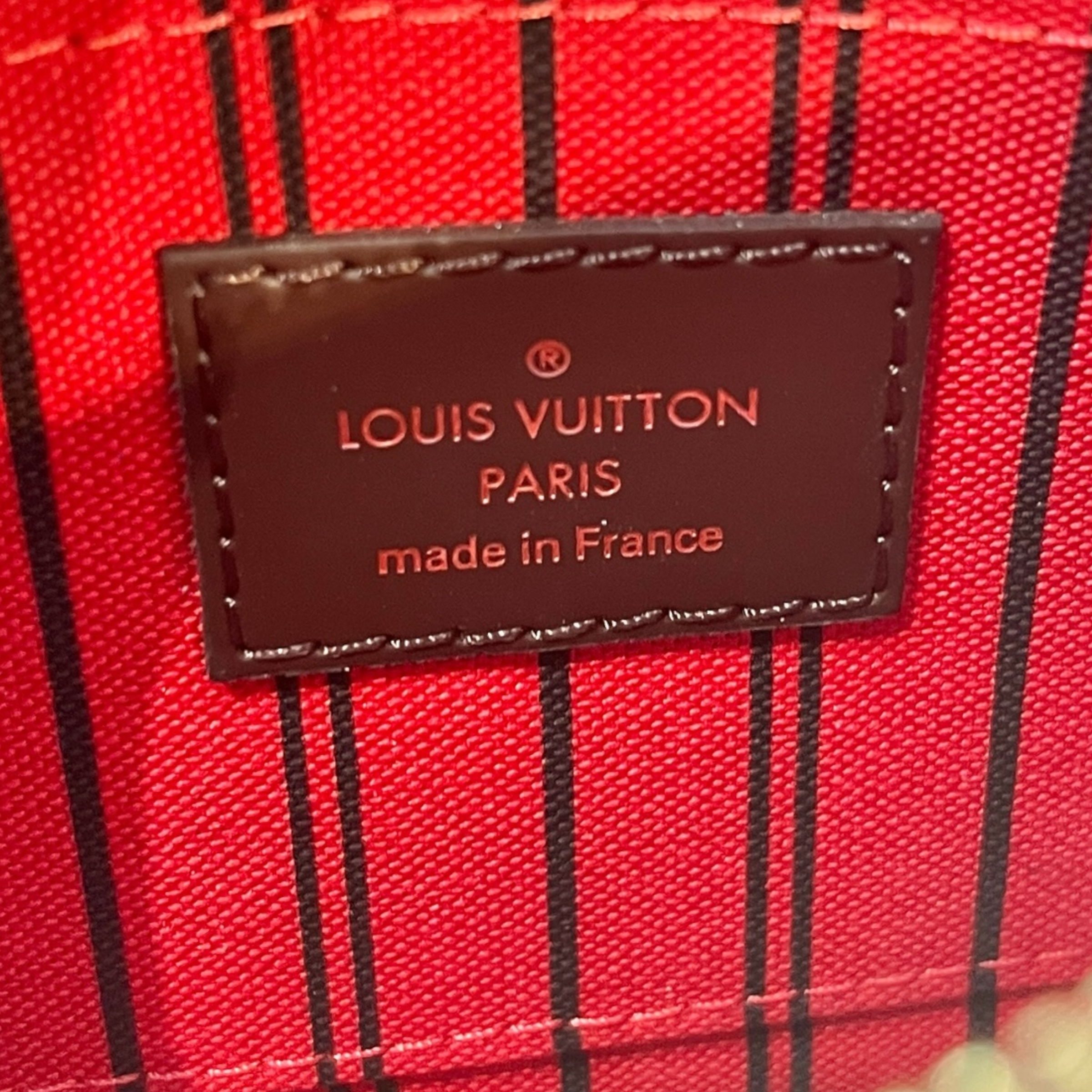 LOUIS VUITTON/Pouch/Monogram/BRW/NEVERFULL DAMIER EBENE POCHETT view 4