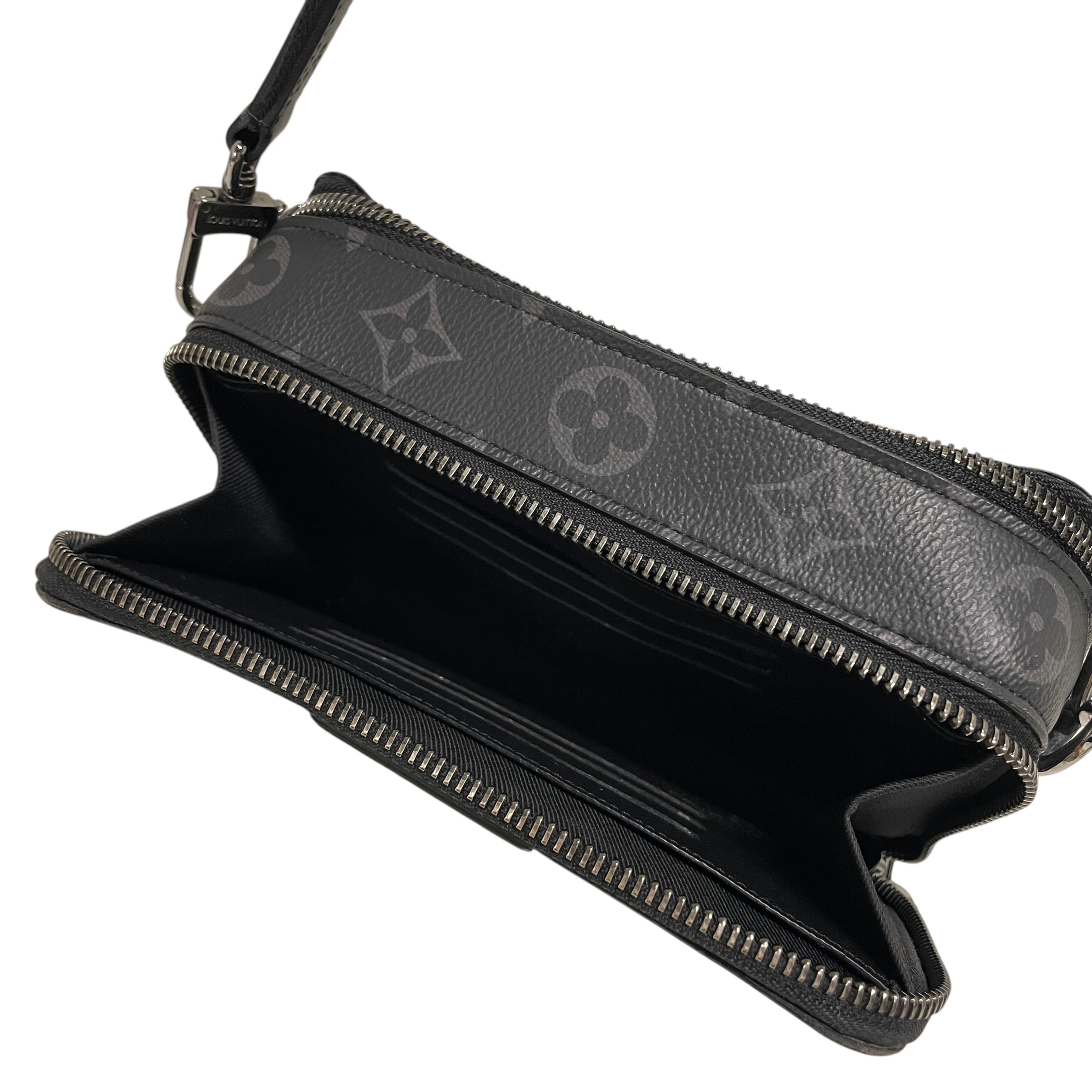 LOUIS VUITTON/Cross Body Bag/Monogram/Leather/BLK/22XYB96/MONO ECLIPSE ALPHA view 4