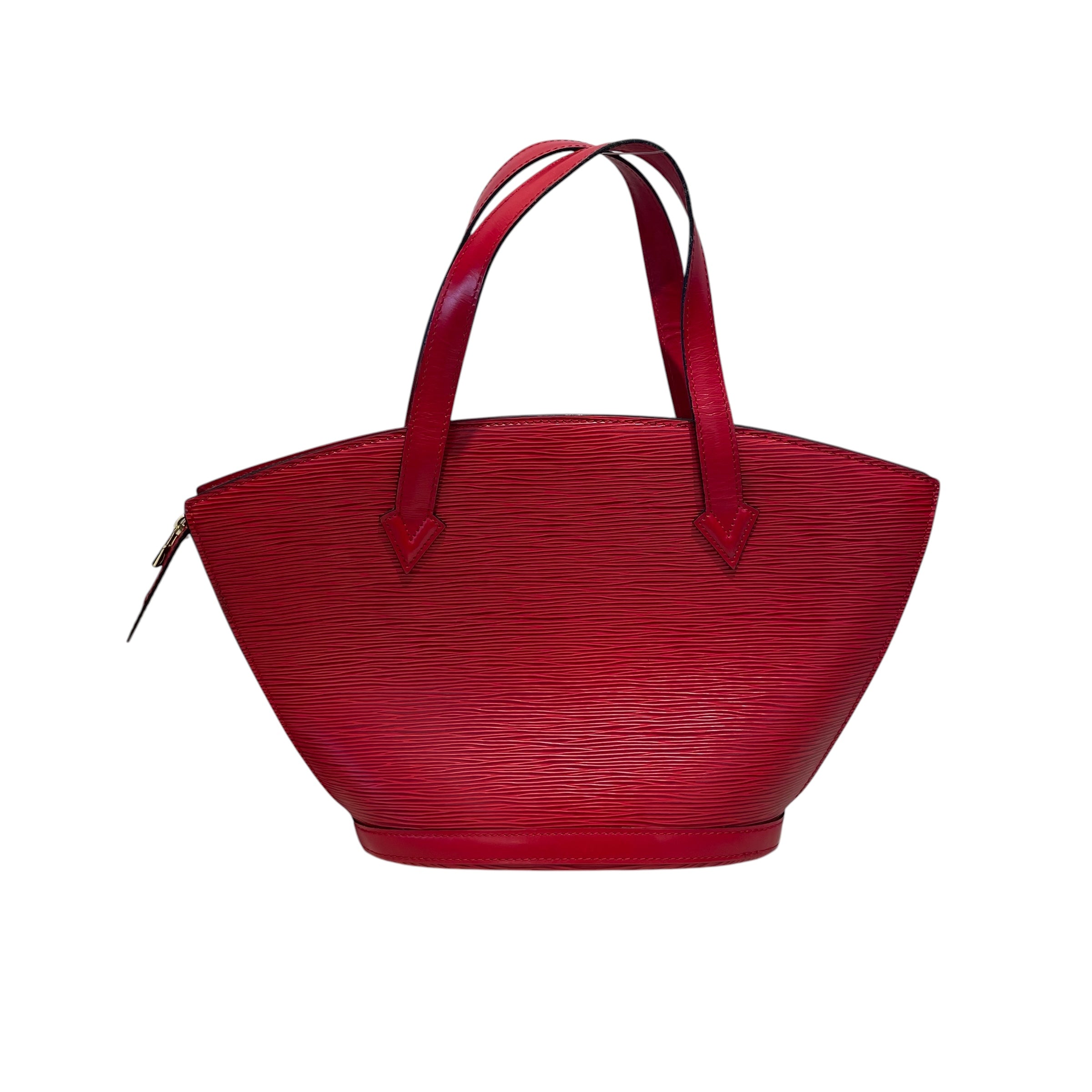 LOUIS VUITTON/Hand Bag/Leather/RED/St Jacques PM view 2