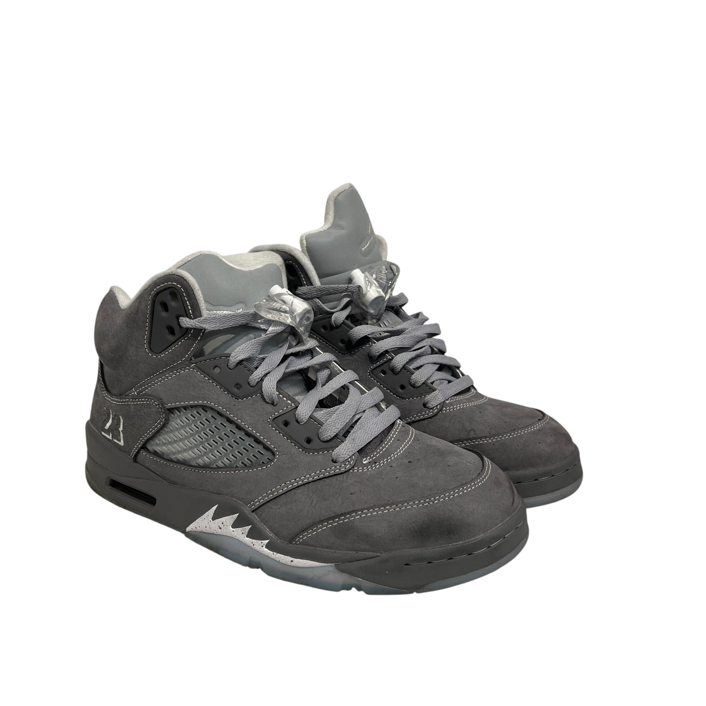 JORDAN BRAND/Hi-Sneakers/US 9.5/Suede/GRY/WOLF GREY 5 view 1