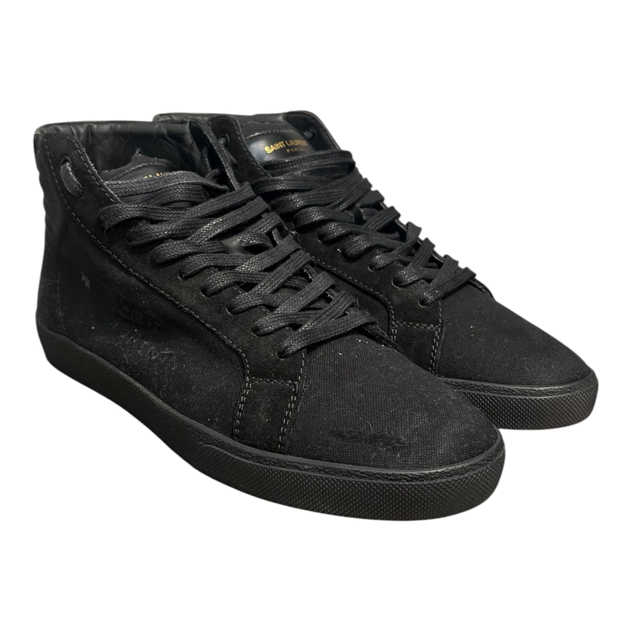 SAINT LAURENT/Hi-Sneakers/EU 44/BLK/COURT CLASSIC SL/39 GOLDSCRIPT view 3