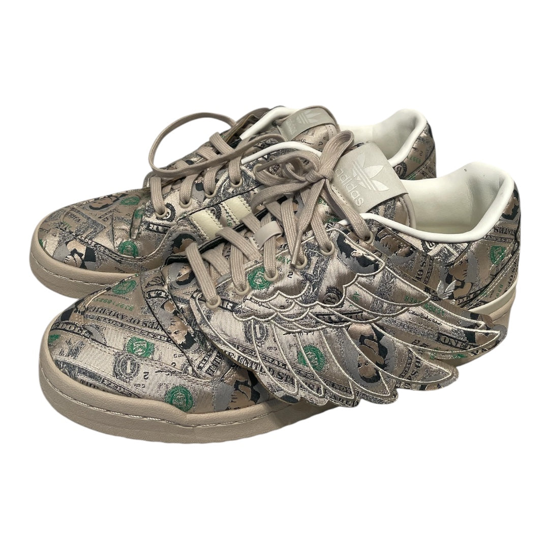 JEREMY SCOTT/Low-Sneakers/US 11.5/All Over Print/Cotton/GRN/Money Shoes view 1