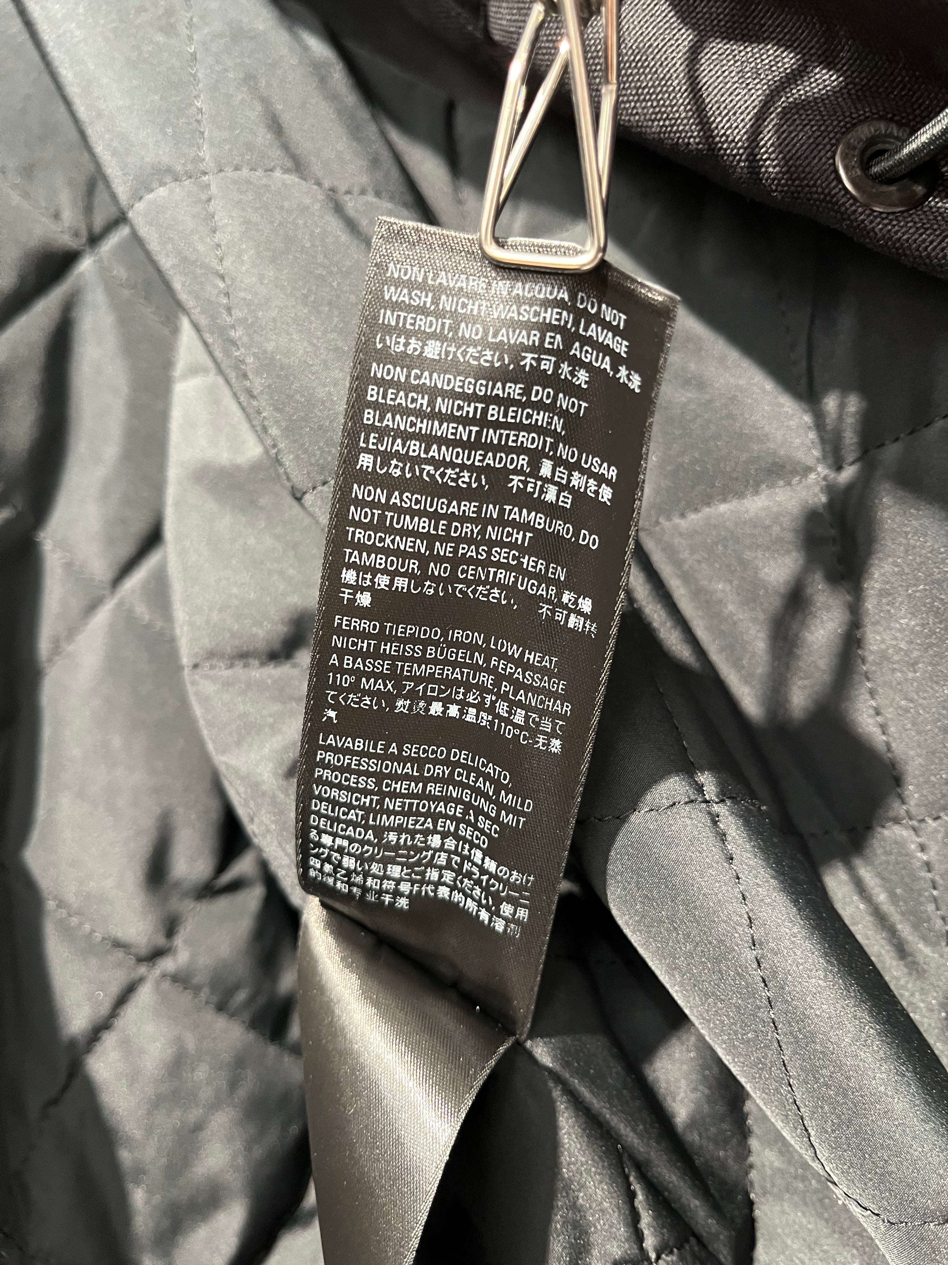BALENCIAGA/Jacket/34/Nylon/BLK/DOUBLE PARKA view 8