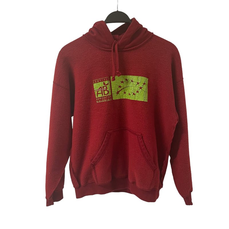 VETEMENTS///Hoodie/--/Plain/Cotton/RED//M [Street] Luxury/