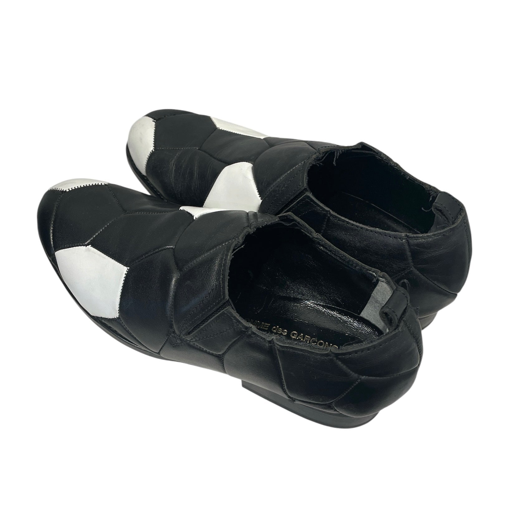 COMME des GARCONS/Shoes/US 6.5/Leather/BLK/SOCCER DESIGN SHOES view 2