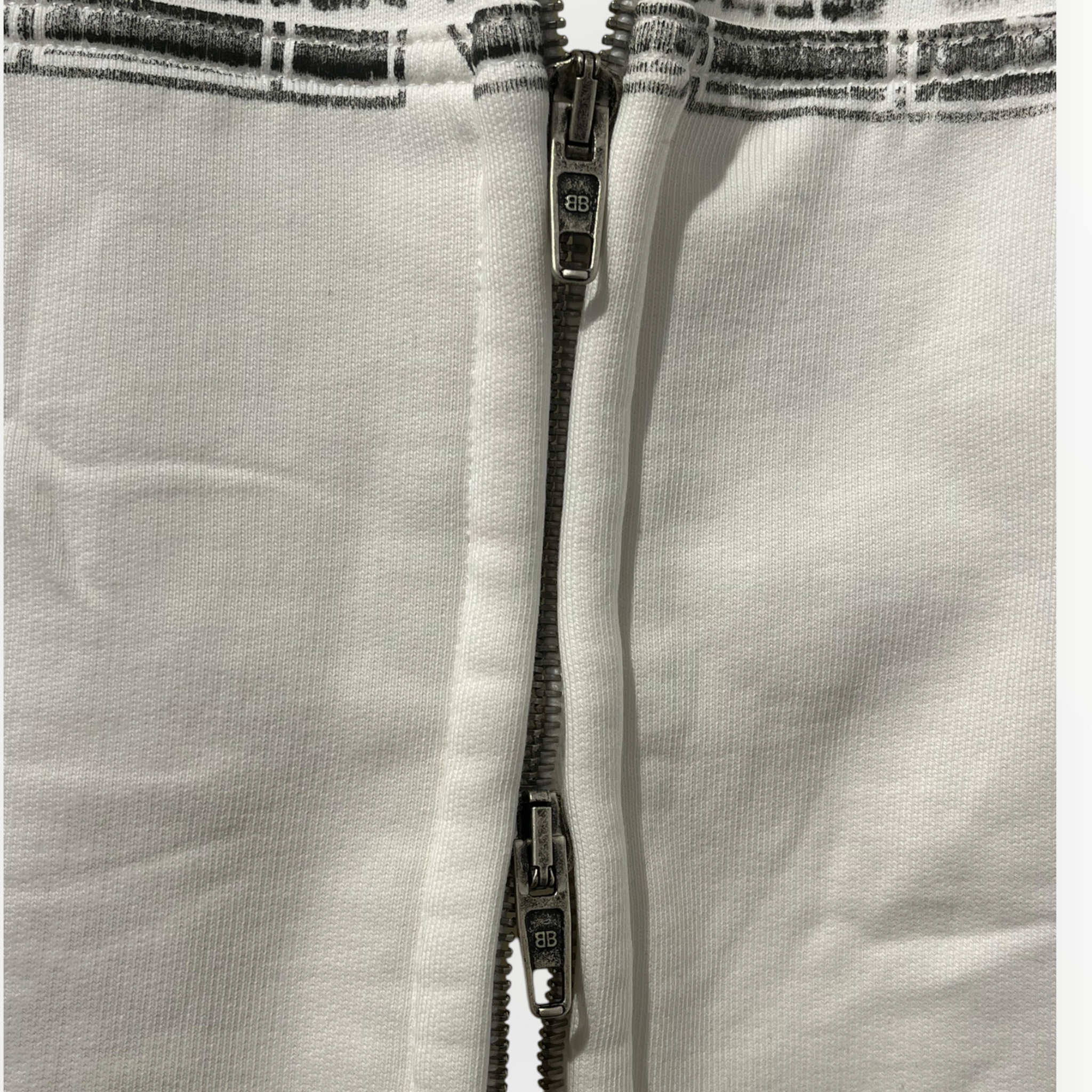 BALENCIAGA/Zip Up Hoodie/M/Cotton/WHT/CHAMPS-ELYSEES ZIP UP view 4