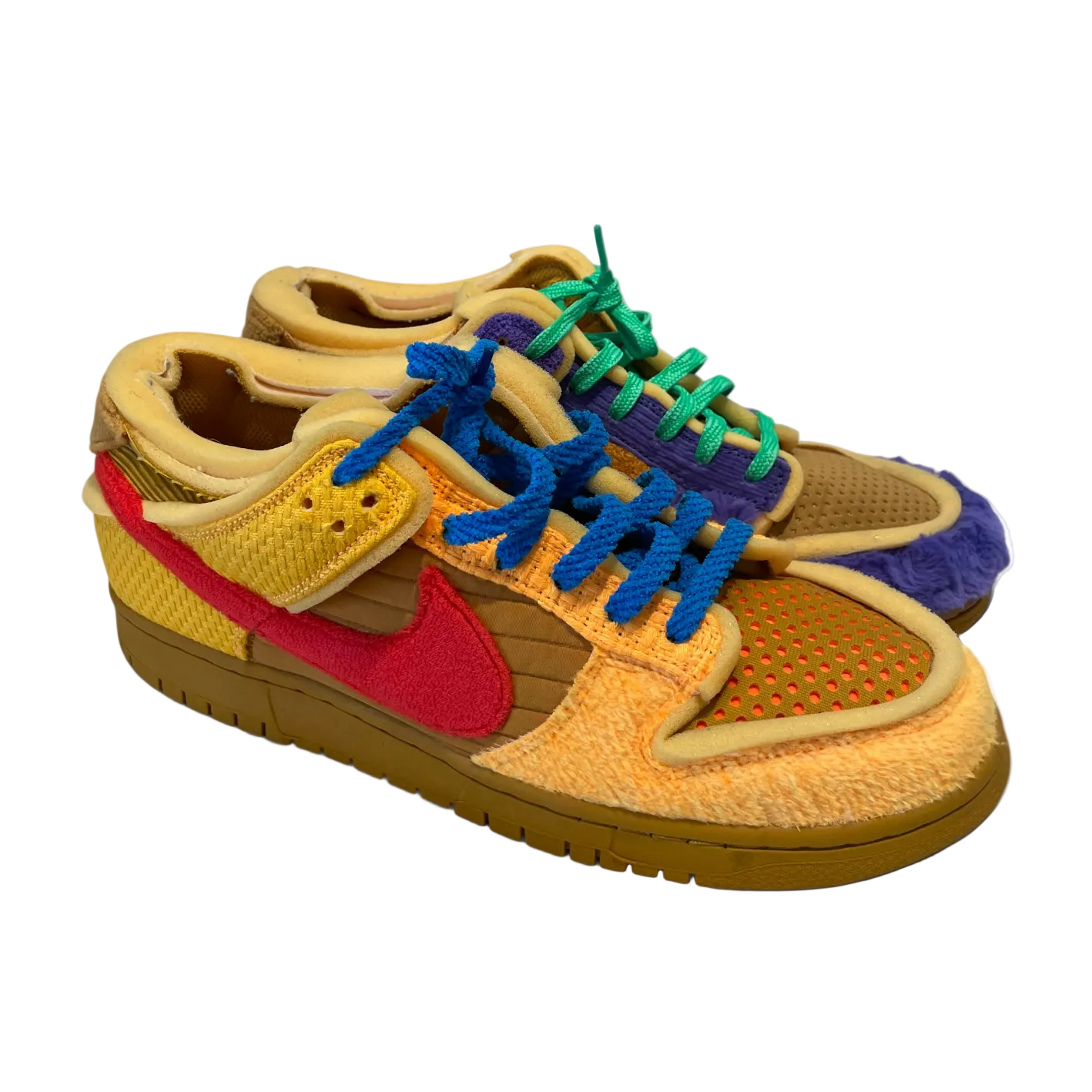 NIKE/CACTUS PLANT FLEA MARKET/Low-Sneakers/US 11.5/YEL/Dunk Low "Swamp Pack" view 1