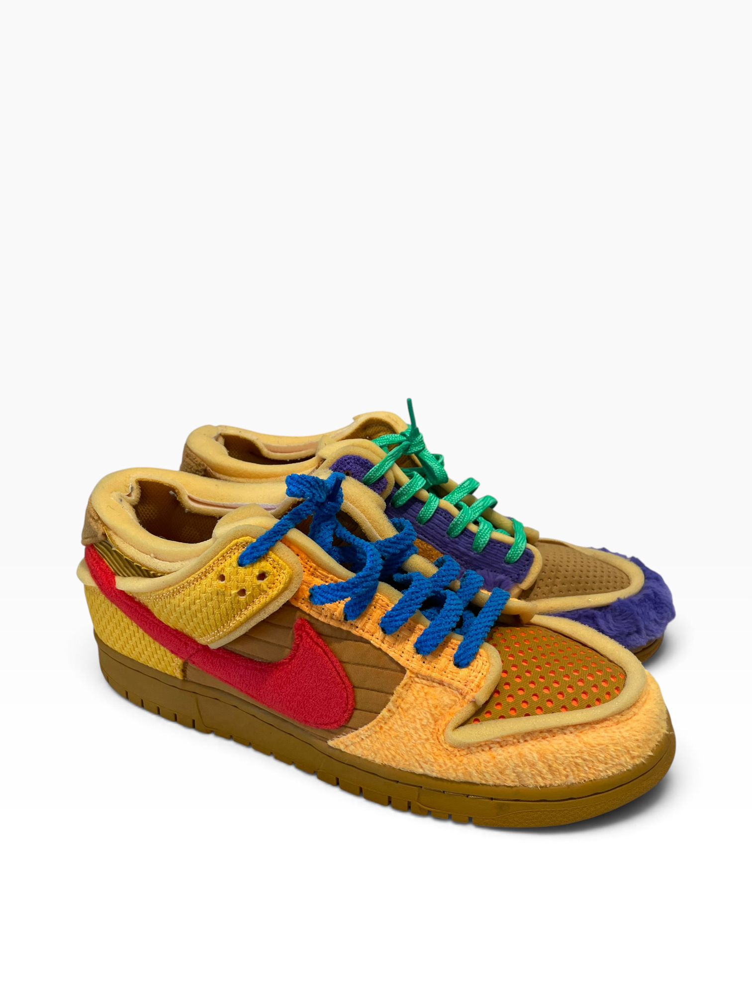 NIKE/CACTUS PLANT FLEA MARKET/Low-Sneakers/US 11.5/YEL/Dunk Low "Swamp Pack" view 1