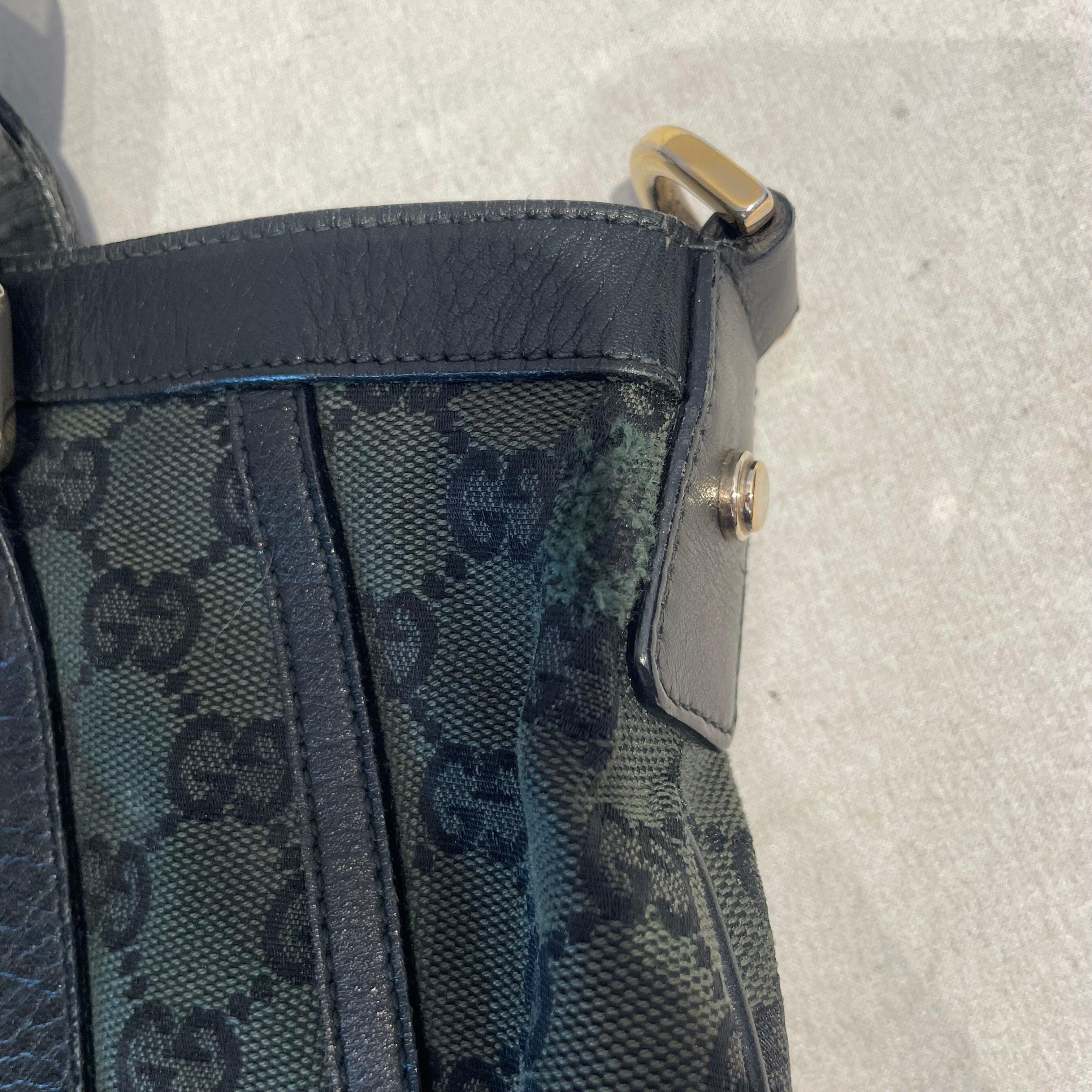 GUCCI/Tote Bag/Monogram/Cotton/GRN/Canvas Abrey Hobo view 10