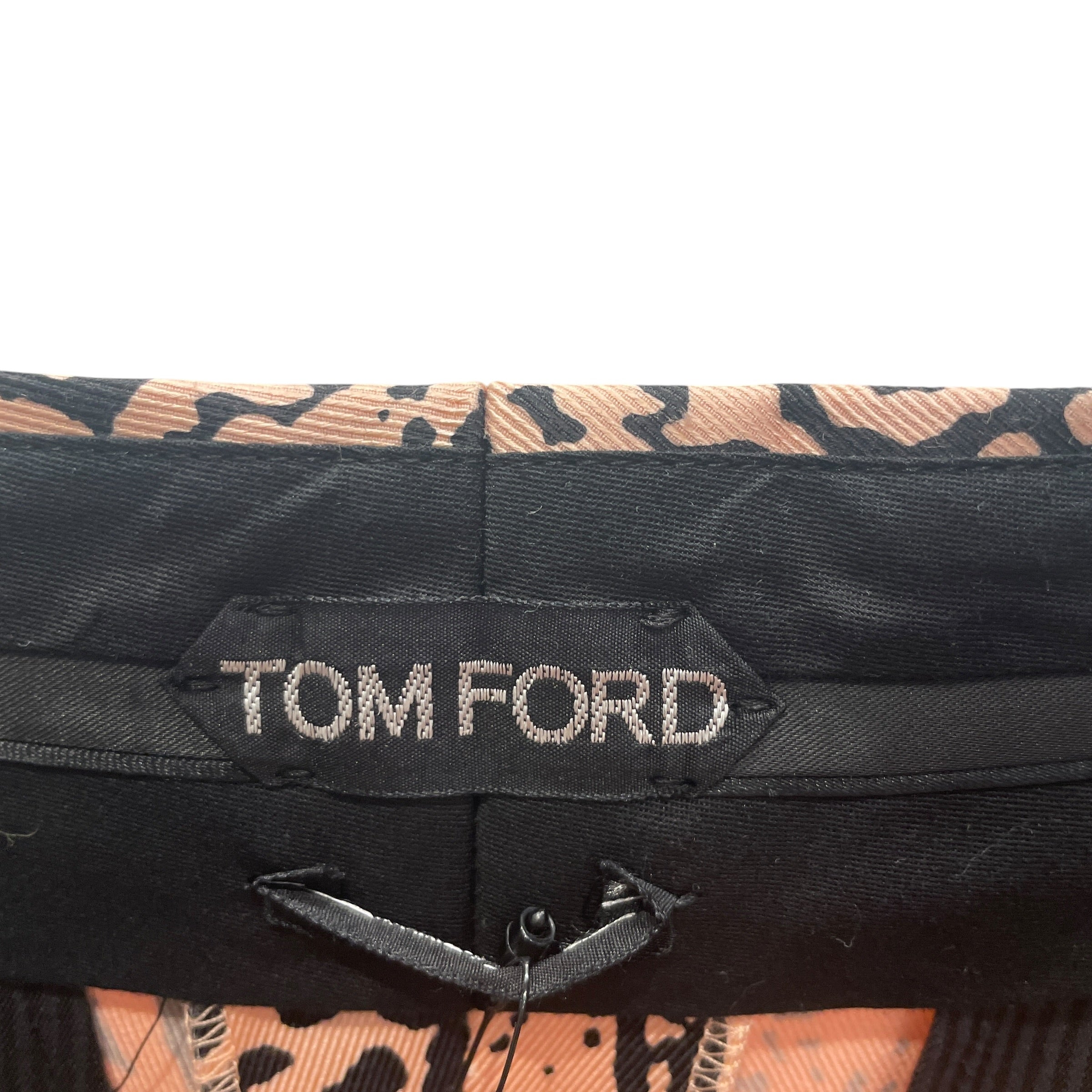 TOM FORD/Straight Pants/38/Cotton/BEG/Animal Pattern/SNAKE PRINT GRAPHIC PANT view 3