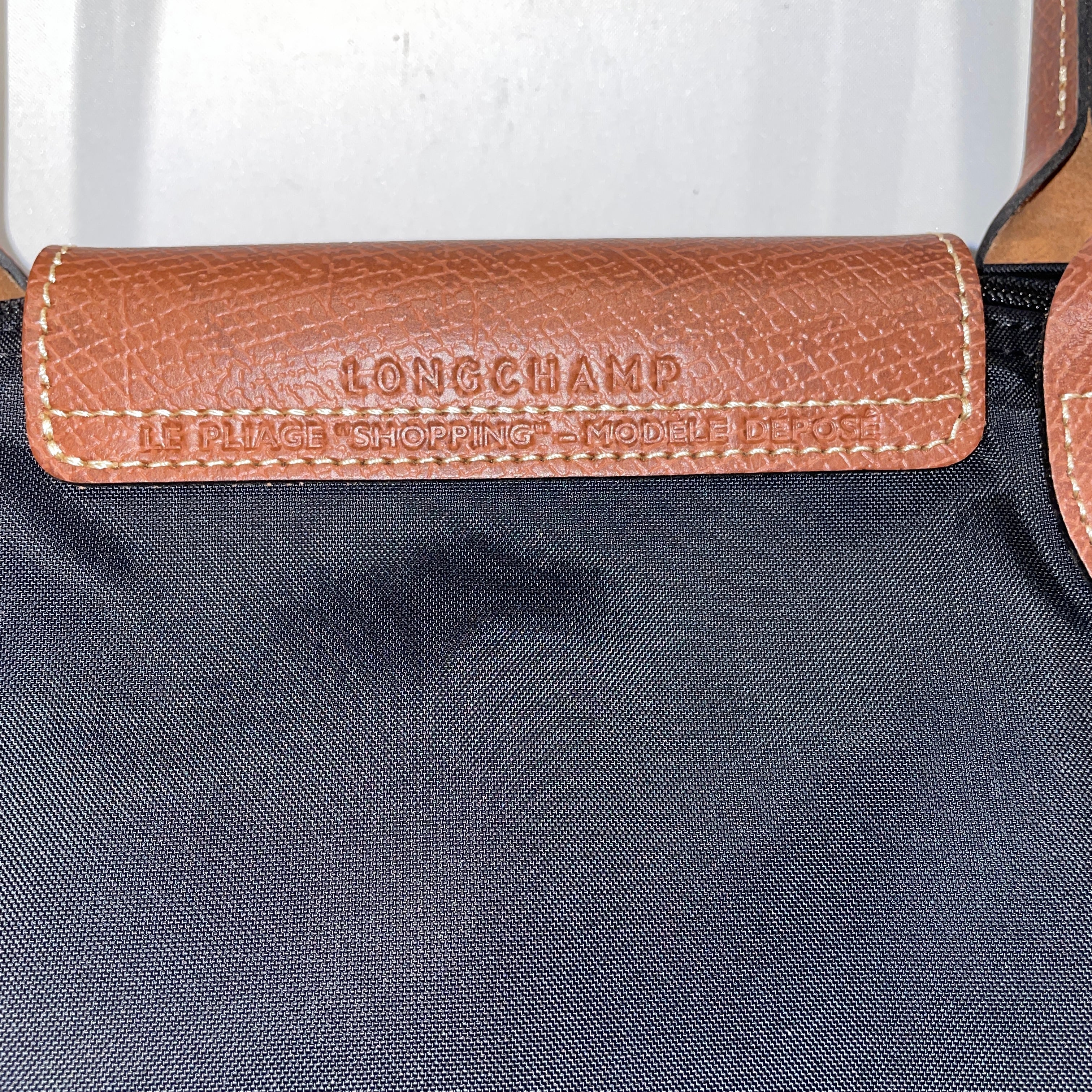 LONGCHAMP/Hand Bag/BLK/L2605089001 Brown handles view 3