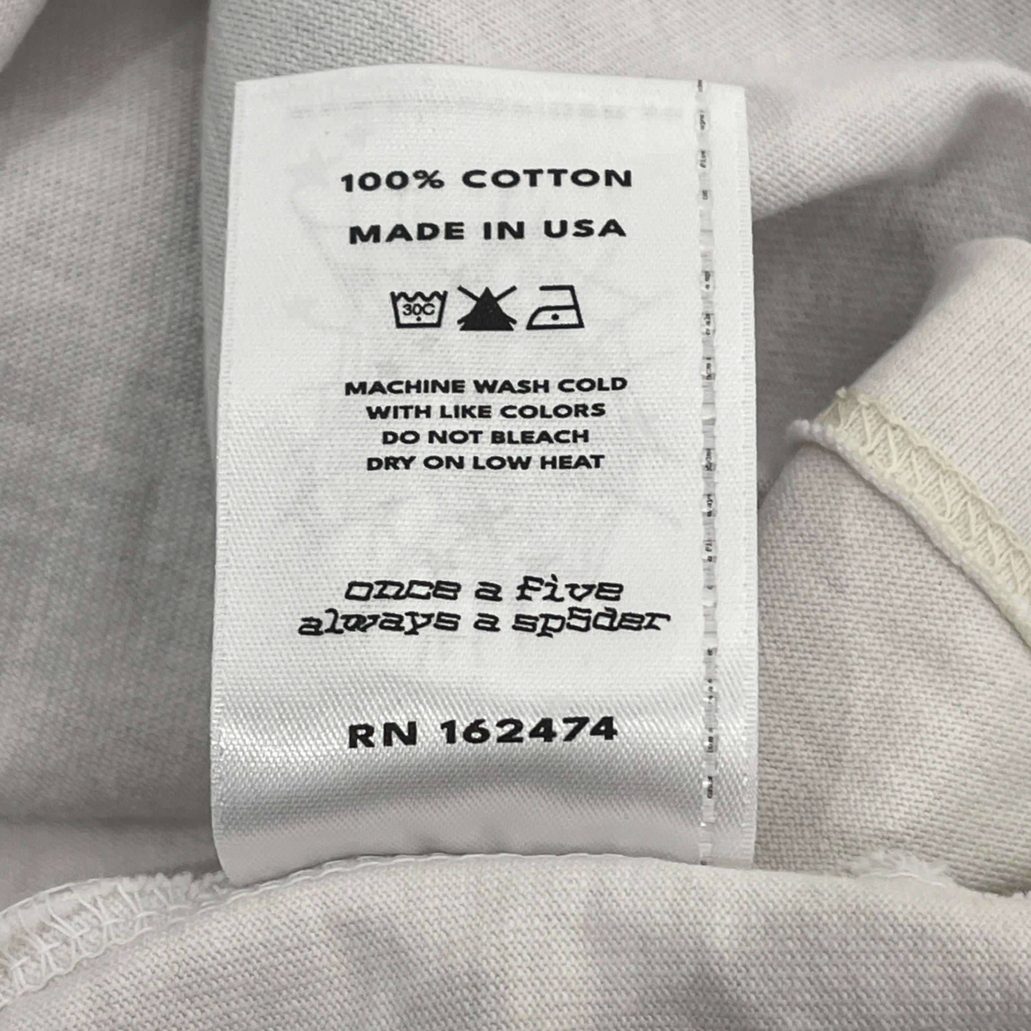 Sp5der/T-Shirt/S/Cotton/WHT/Graphic/SP5 5Luminum tee view 5