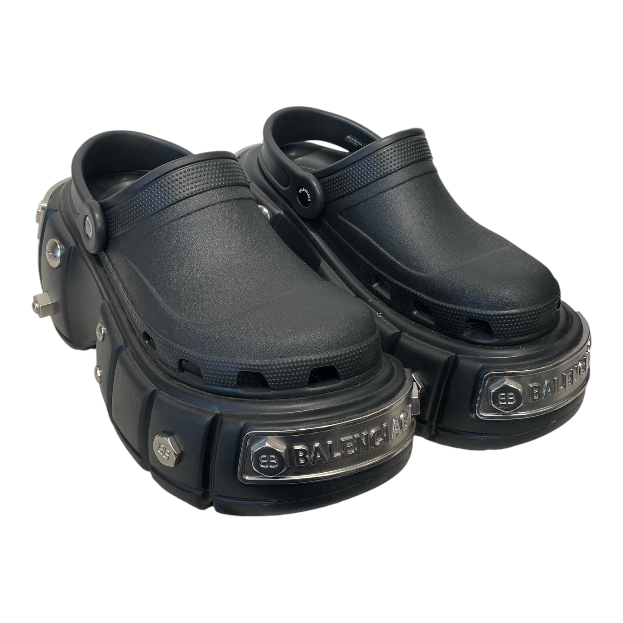 BALENCIAGA/crocs/Sandals/EU 42/BLK/NWT HARDCROC view 1