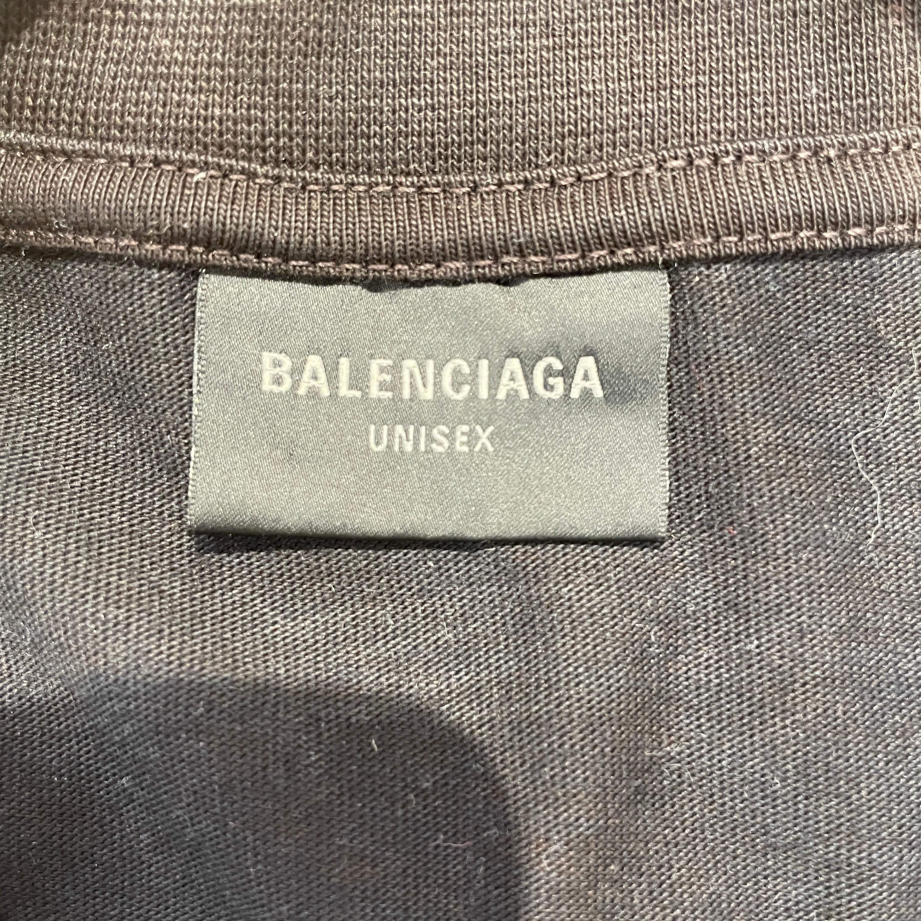 BALENCIAGA/T-Shirt/XL/Cotton/BLK/Graphic/beverly hills view 3