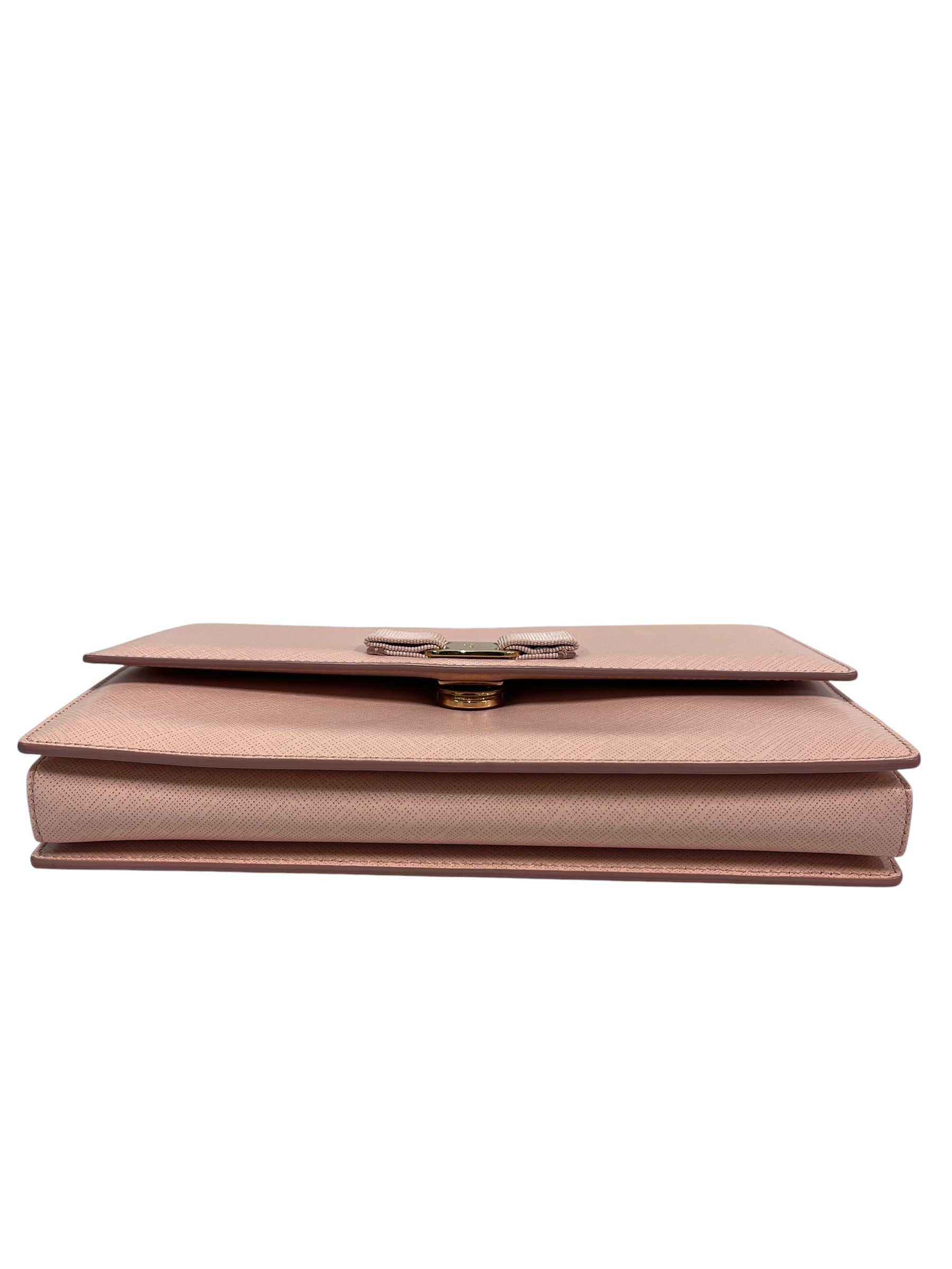 Salvatore Ferragamo/Cross Body Bag/Leather/PNK/Vara Saffiano Leather view 3