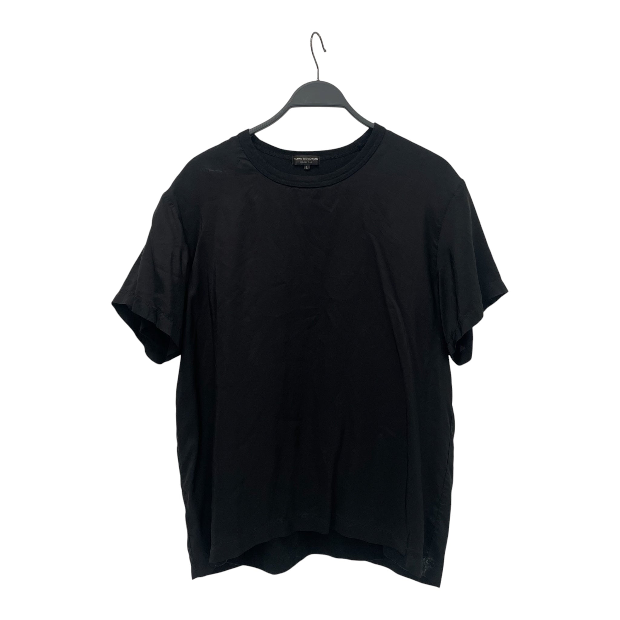 COMME des GARCONS HOMME PLUS/T-Shirt/L/Silk/BLK/ view 1