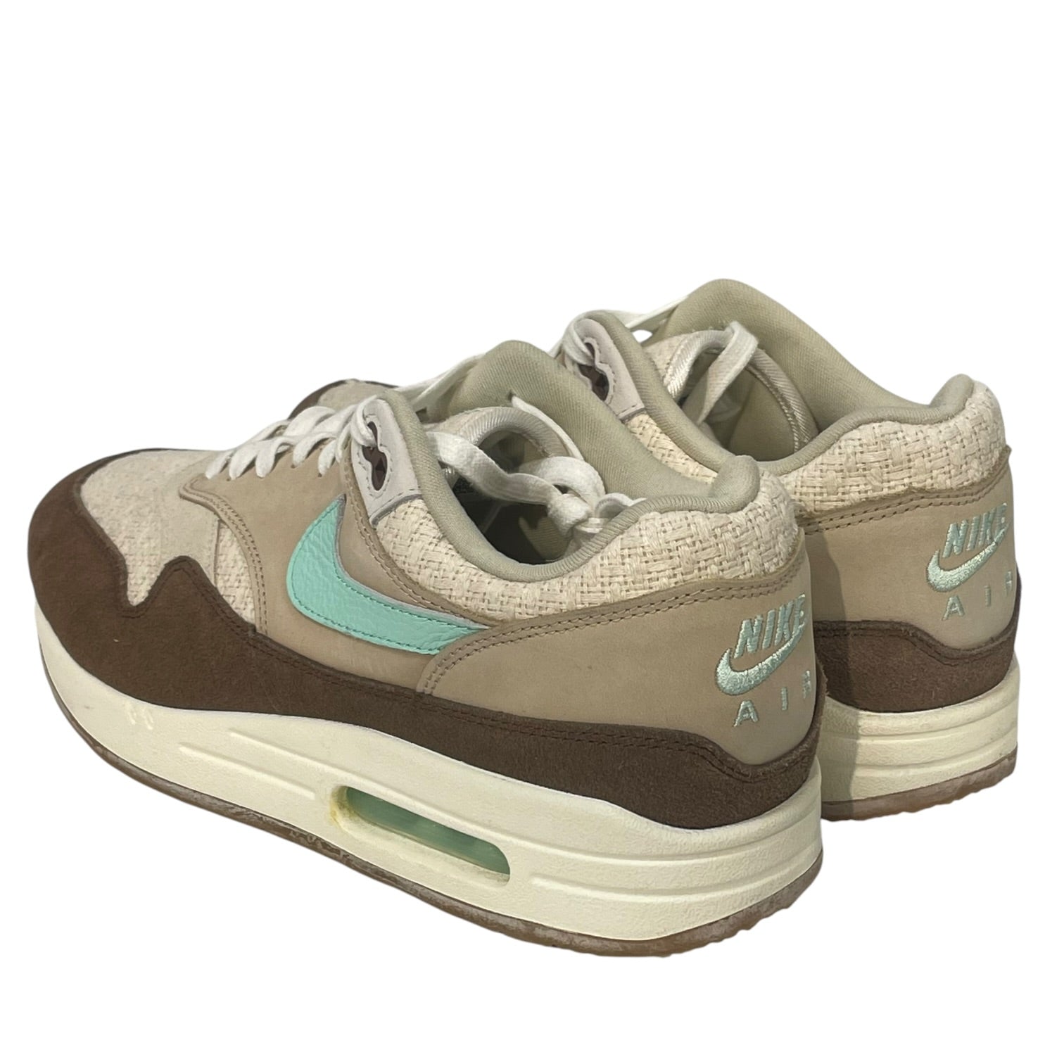 NIKE/AIR MAX 1 QS CREPE 2.0/Low-Sneakers/US 10.5/Cotton/CRM/FD5088-200 view 2