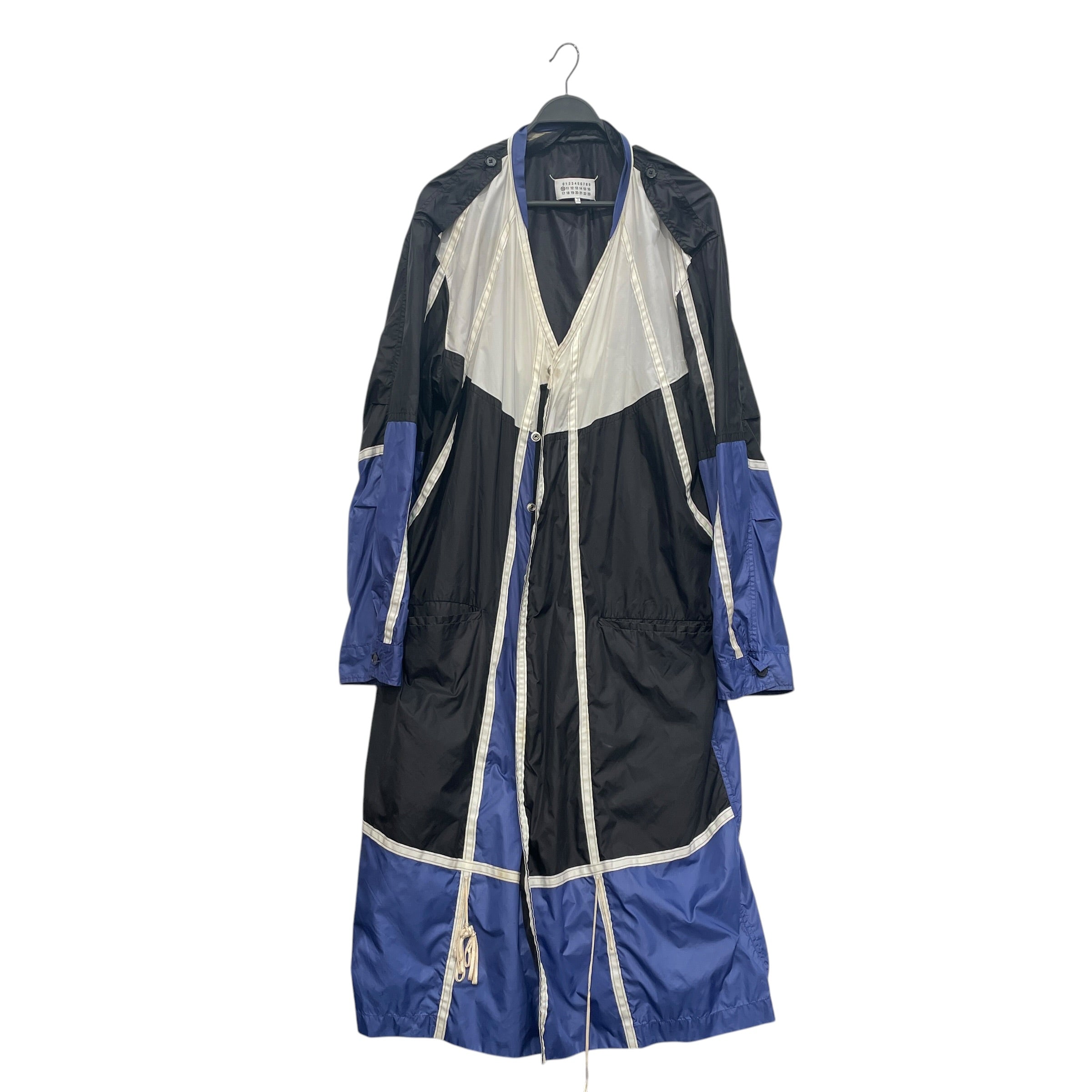 Maison Margiela/Windbreaker/52/Nylon/NVY/ss15 parachute trench coat view 1