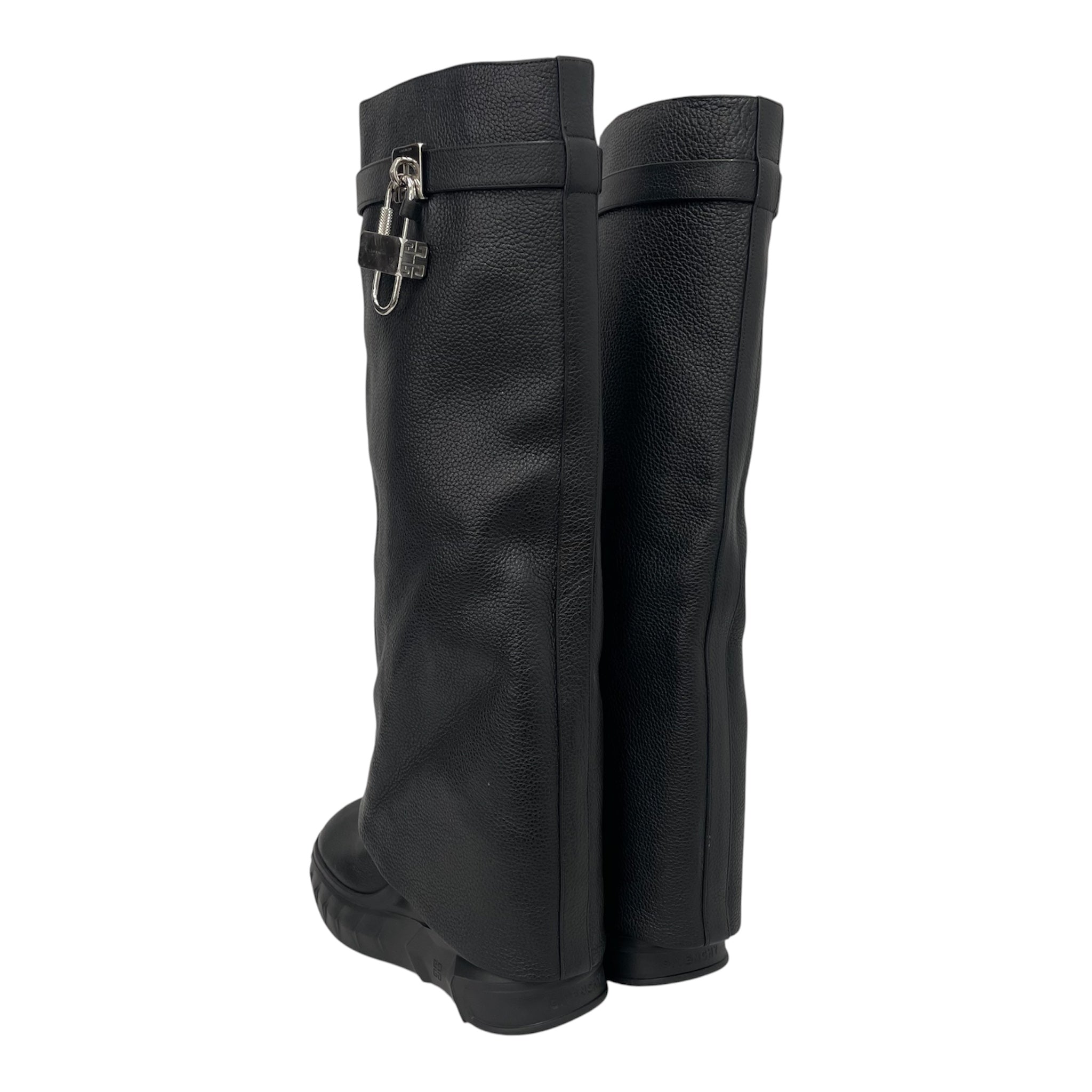 GIVENCHY/Shoes/US 6/Leather/BLK/SHARKLOCK view 3