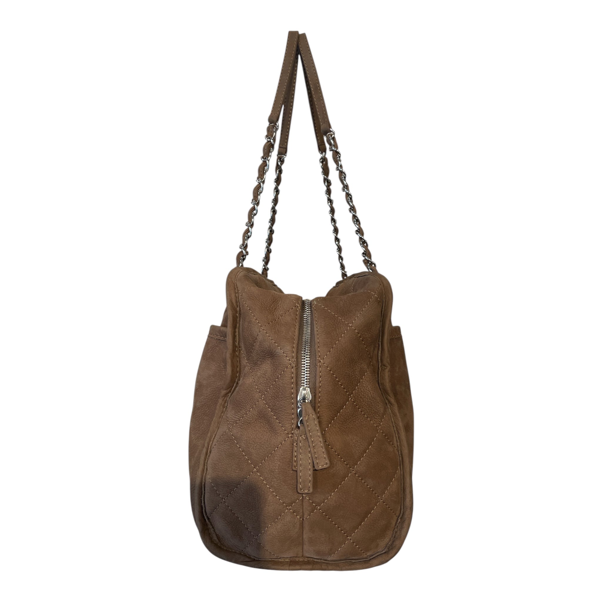 CHANEL/Tote Bag/Leather/BRW/NATURAL BEAUTY view 3