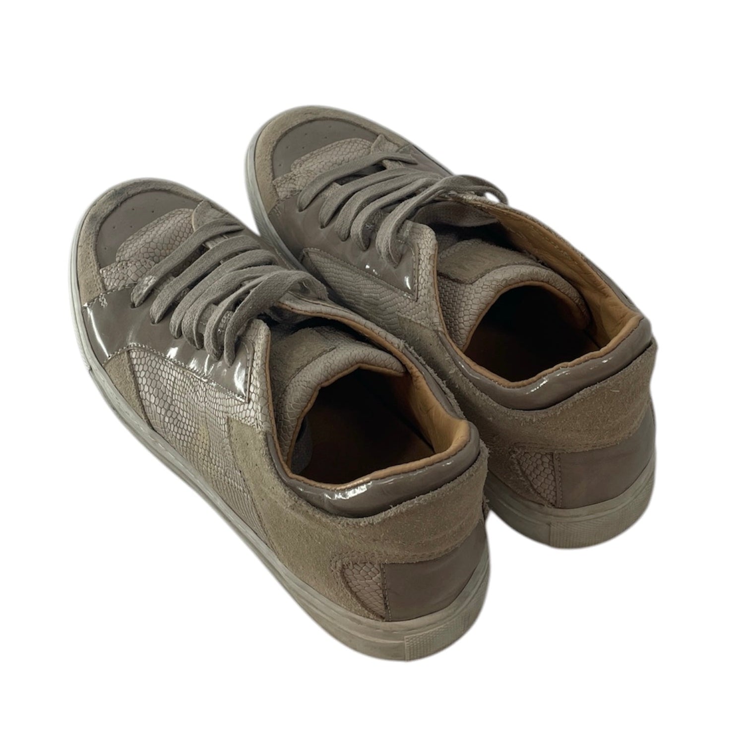 MM6/Low-Sneakers/US 7/Leather/BEG/SNAKE SKIN view 2