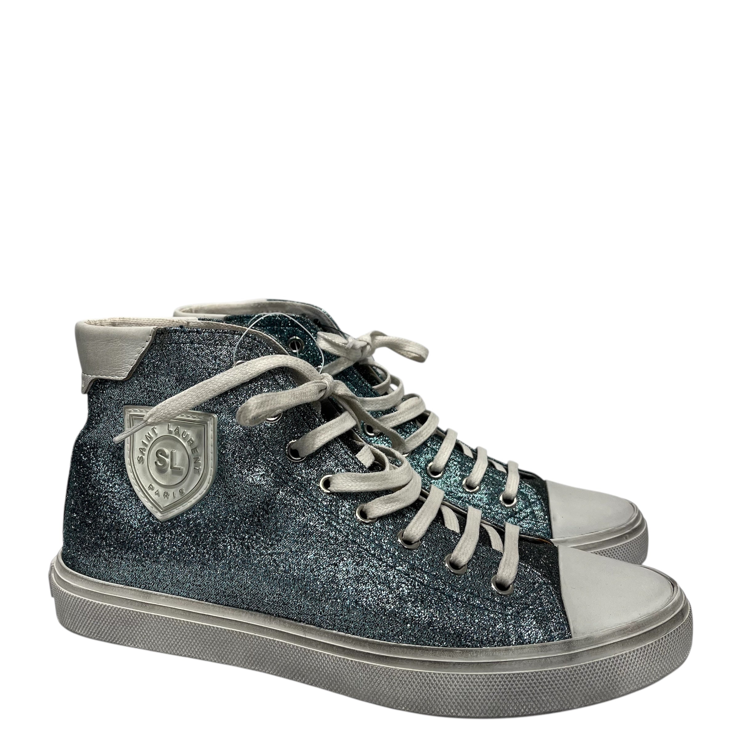 SAINT LAURENT/Hi-Sneakers/EU 38.5/IDG/SPARKLE SHOES view 1