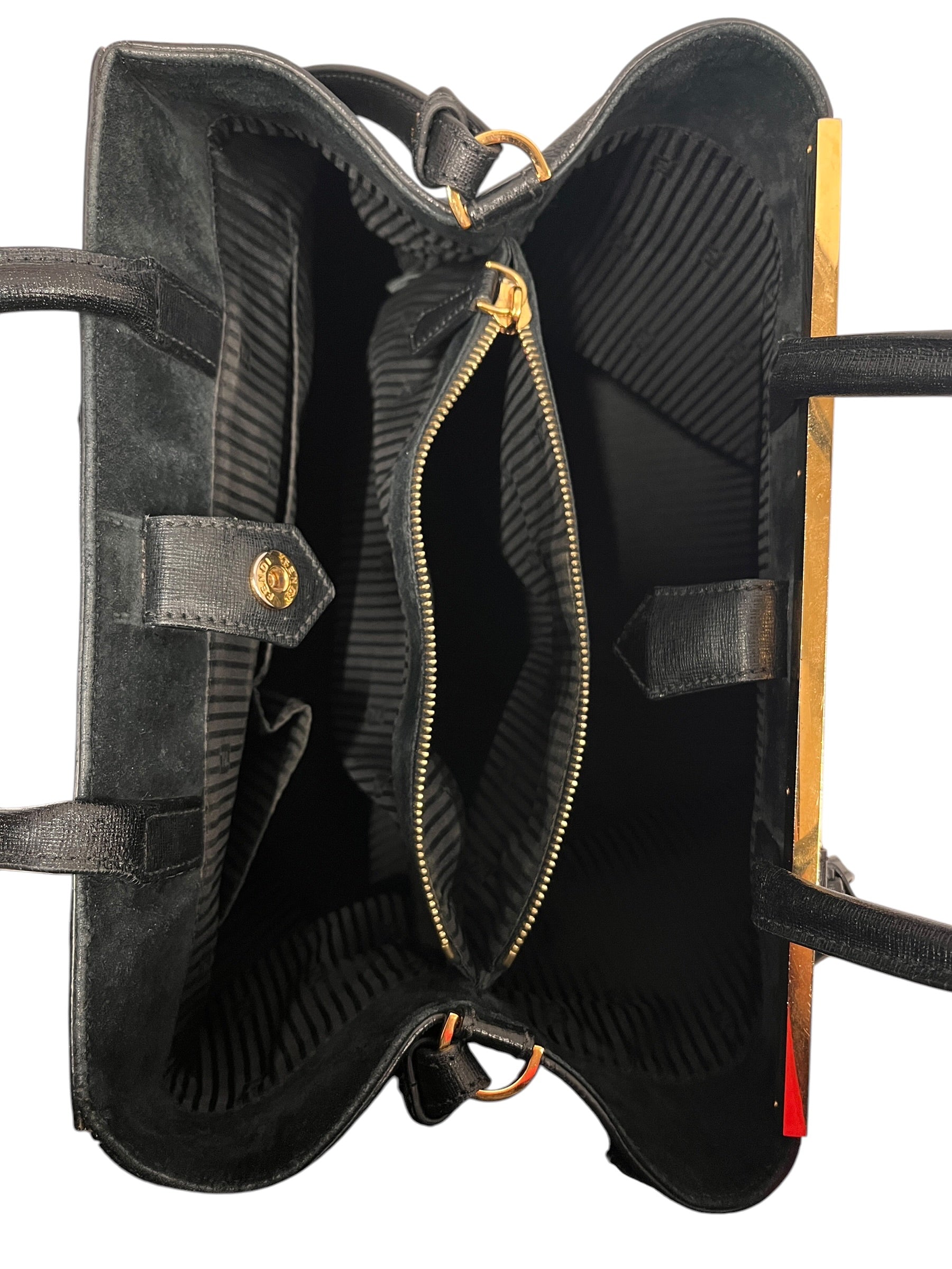 FENDI/Hand Bag/Leather/BLK/2Jours Tote Bag view 4