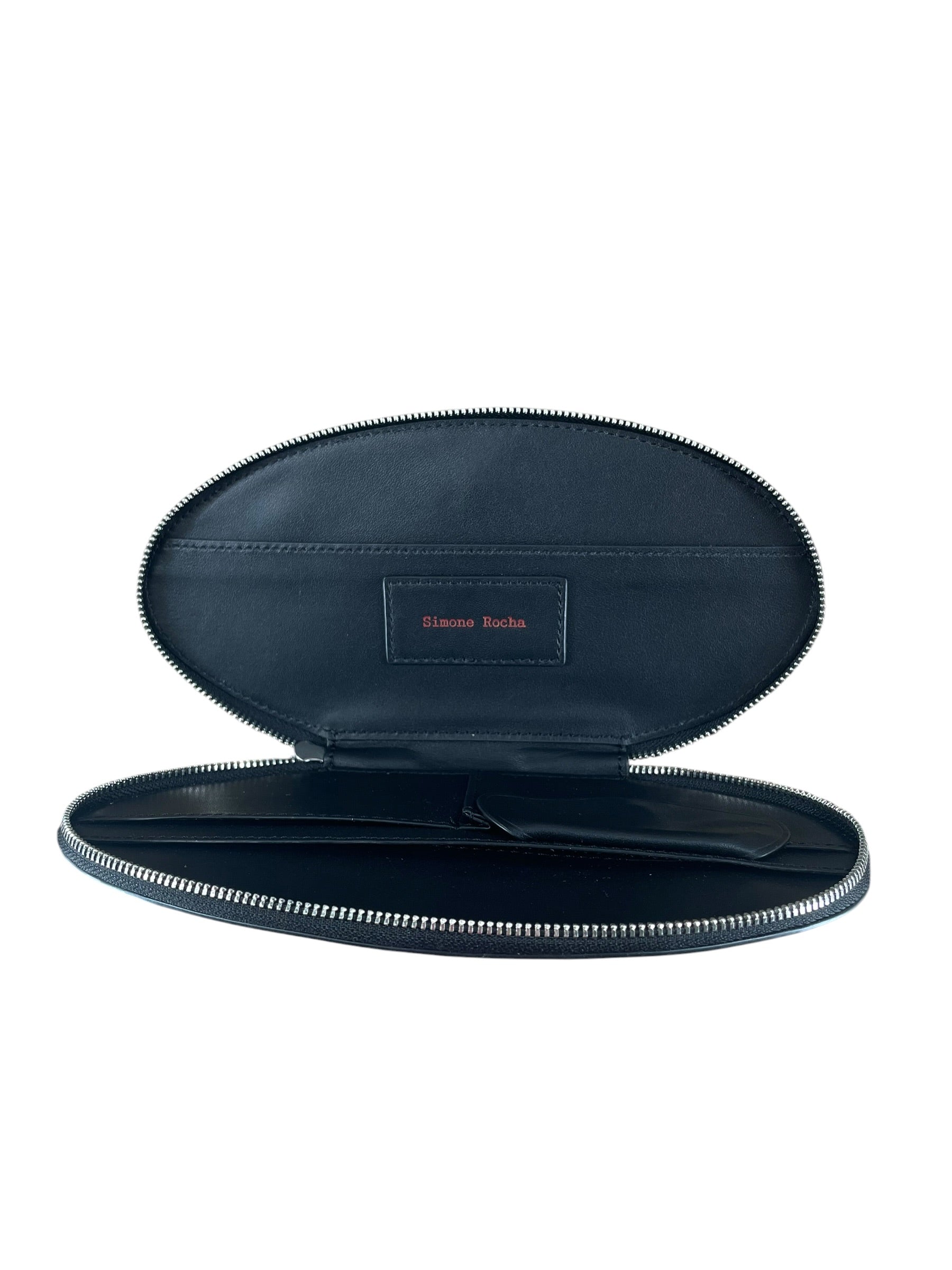 SIMONE ROCHA/Clutch Bag/Leather/BLK/N15SB view 3