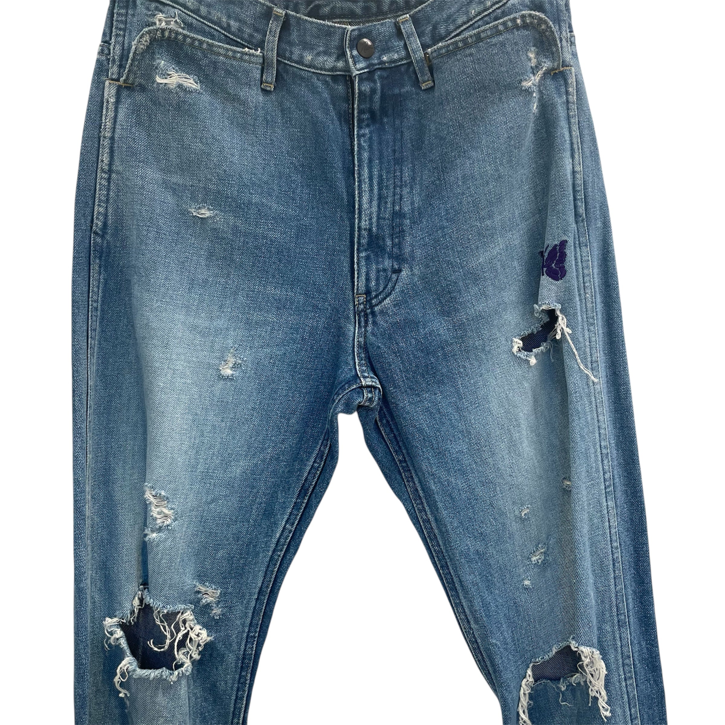 Needles/Straight Pants/S/Denim/BLU/NEEDLES LOGO RIGHT POCKET view 2