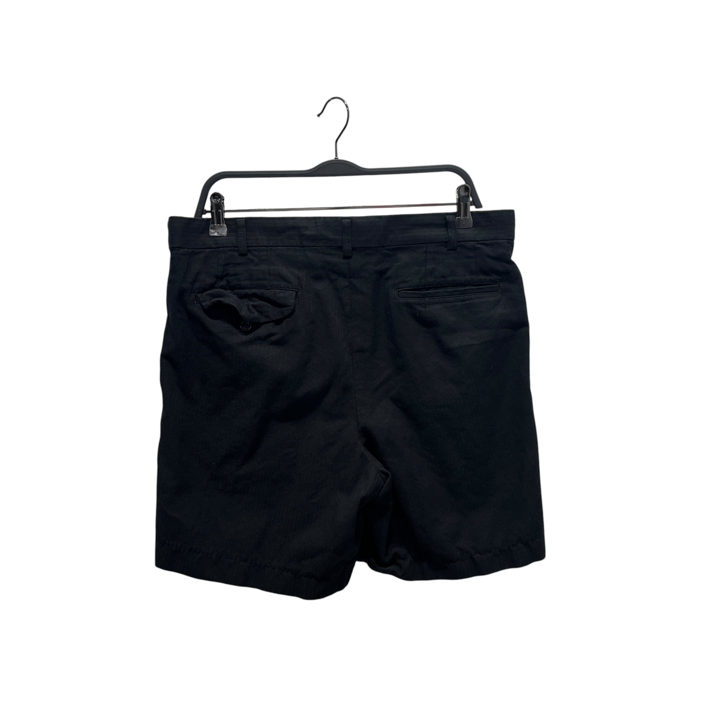 COMME des GARCONS HOMME/Shorts/XL/Cotton/BLK/Stripe/PLEATED STRIPE SHORTS view 4