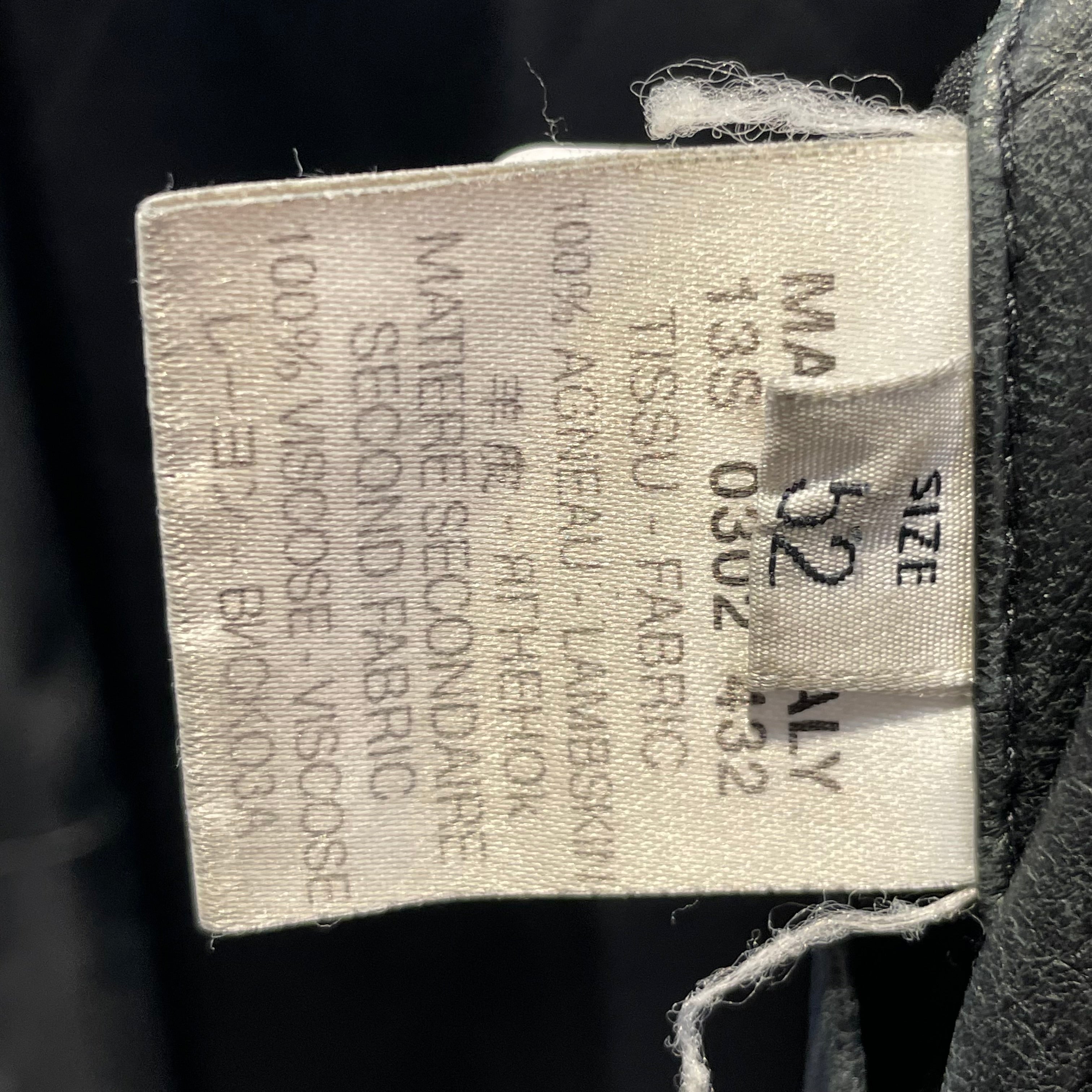 GIVENCHY/Leather Jkt/52/Leather/BLK/lambskin w soft sleeve view 4