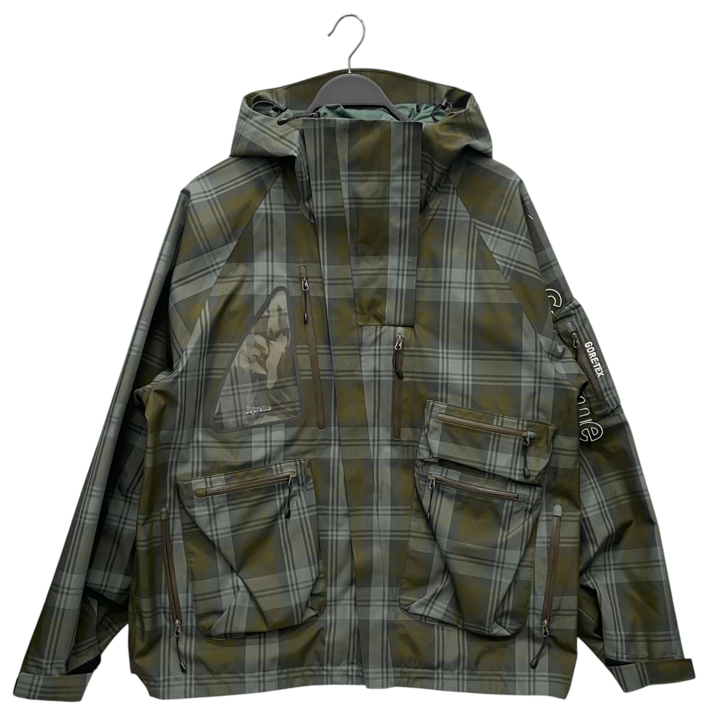 Supreme/Windbreaker/M/Gore-Tex/GRN/Plaid/2021 GORETEX JACKET PLAID view 1