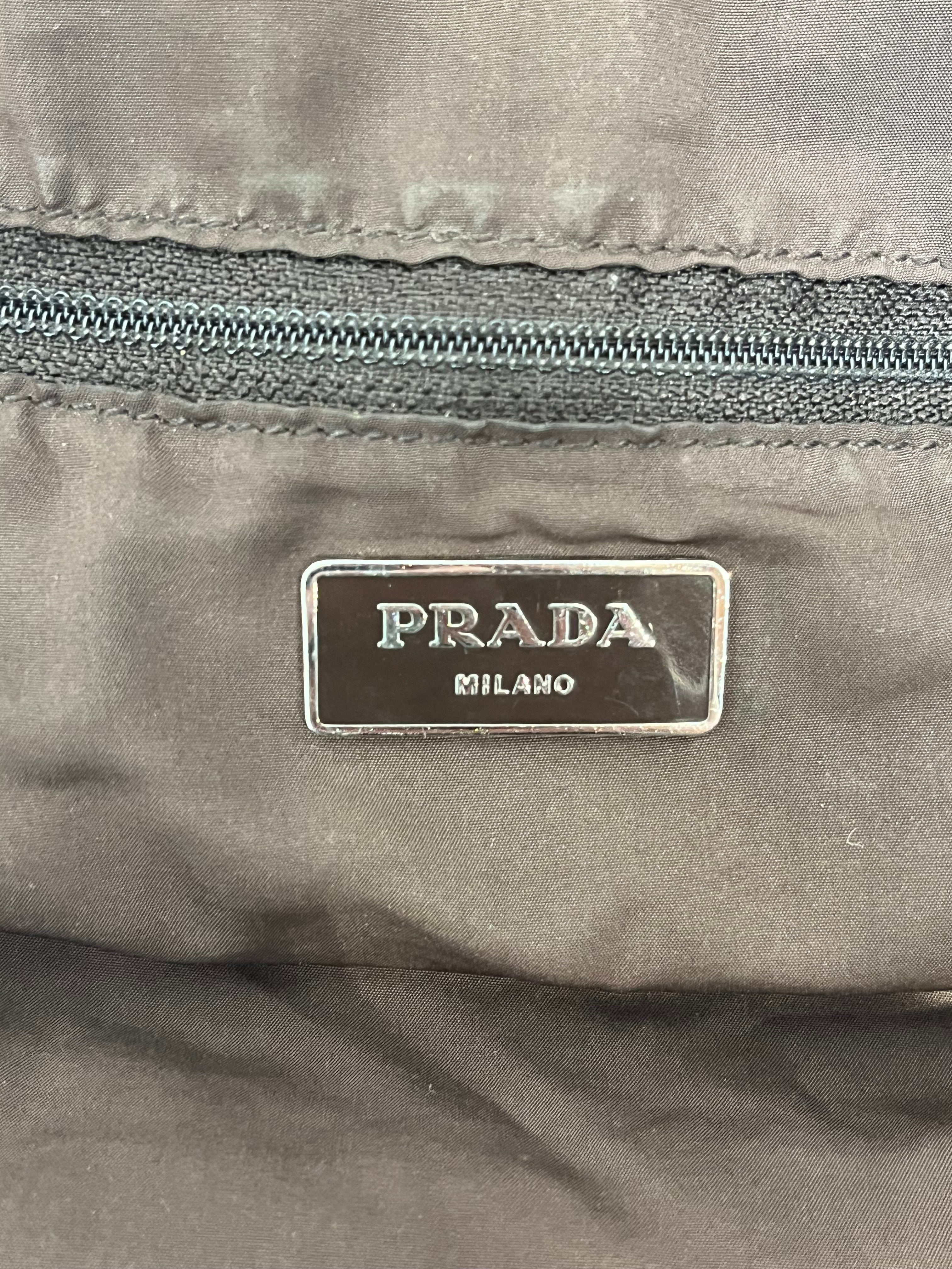 PRADA/Tote Bag/Graphic/Nylon/BRW/SUBWAY GRAPHICBROWN LOGO view 7