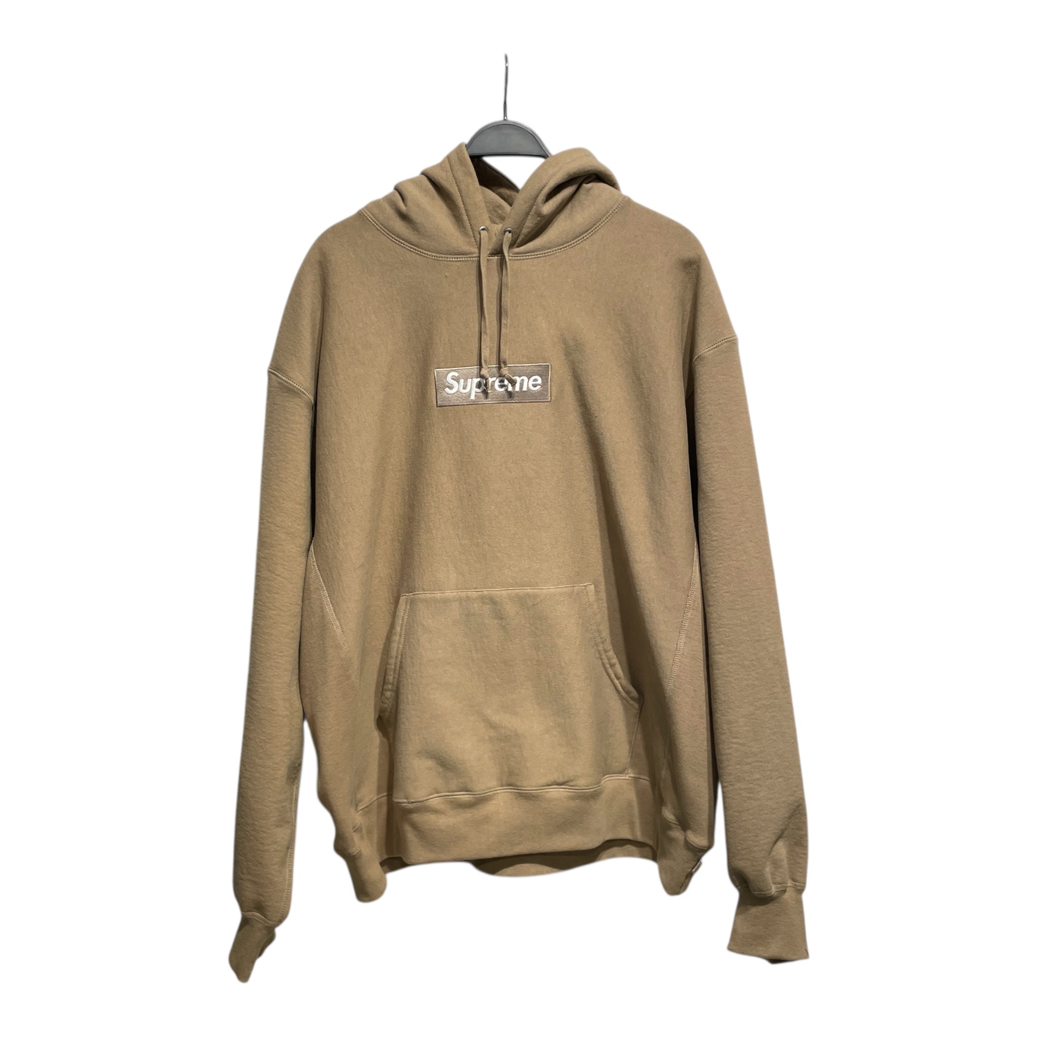 Supreme/Hoodie/XXL/Cotton/GRN/beige bogo view 1